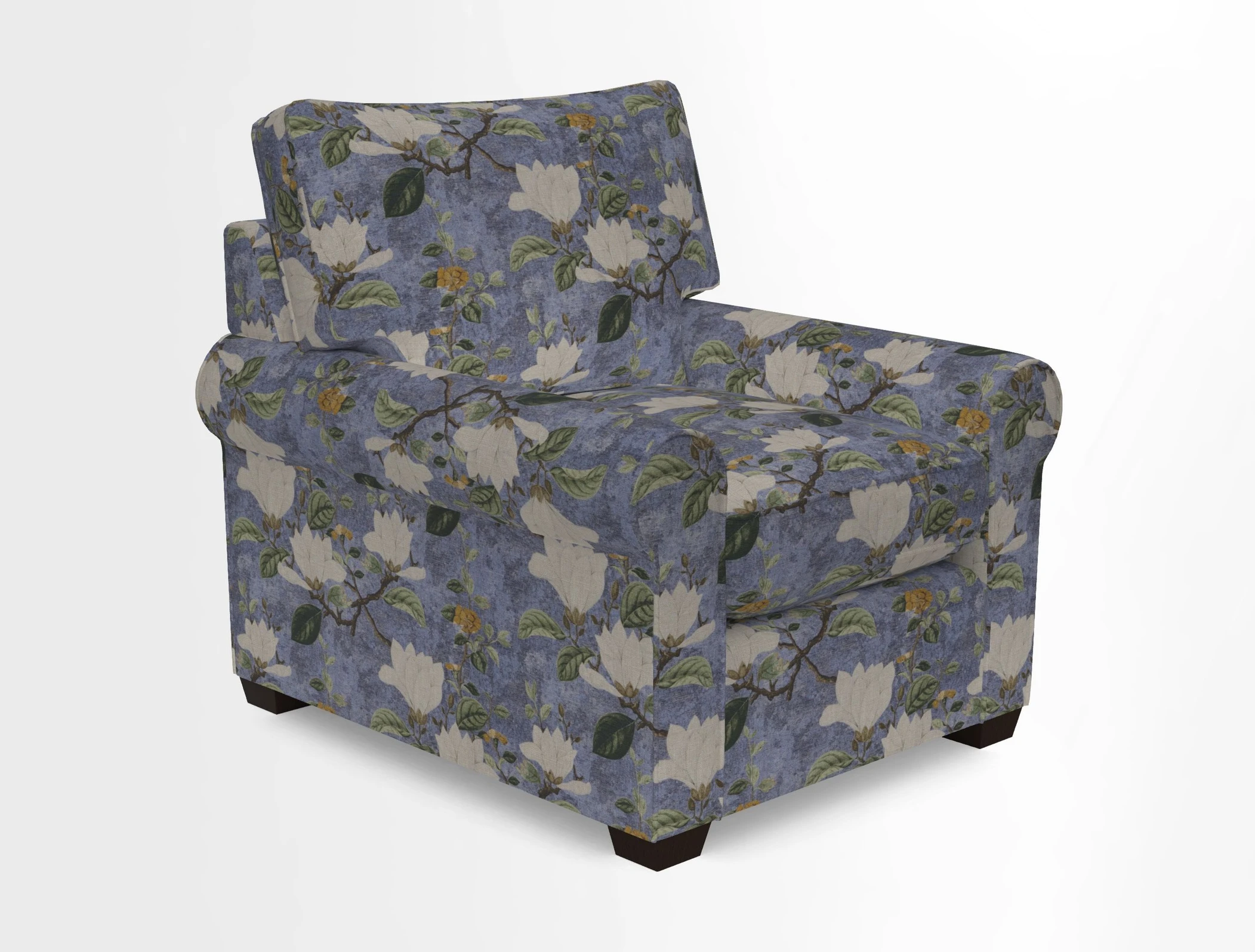 Bignor Chair in Two Tone Plain Biscuit. Loose cover option available