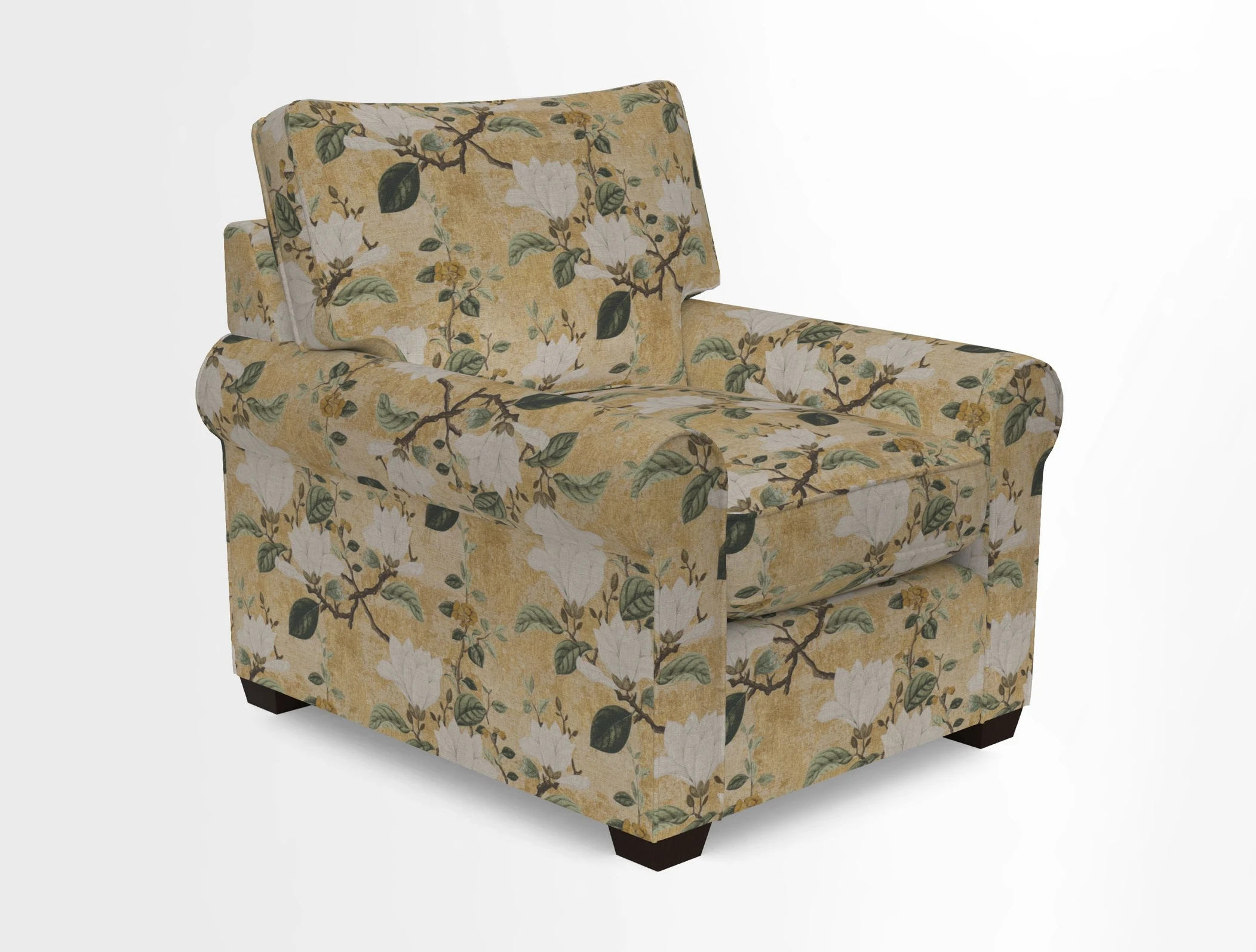 Bignor Chair in Two Tone Plain Biscuit. Loose cover option available