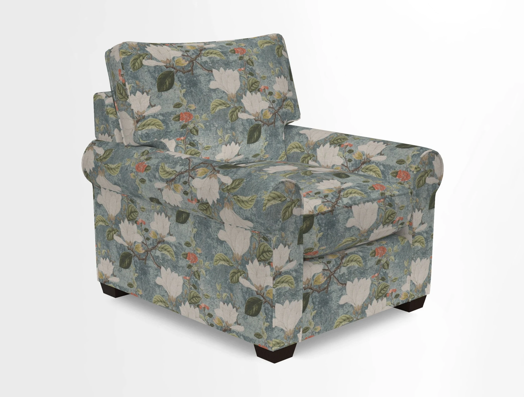 Bignor Chair in Two Tone Plain Biscuit. Loose cover option available