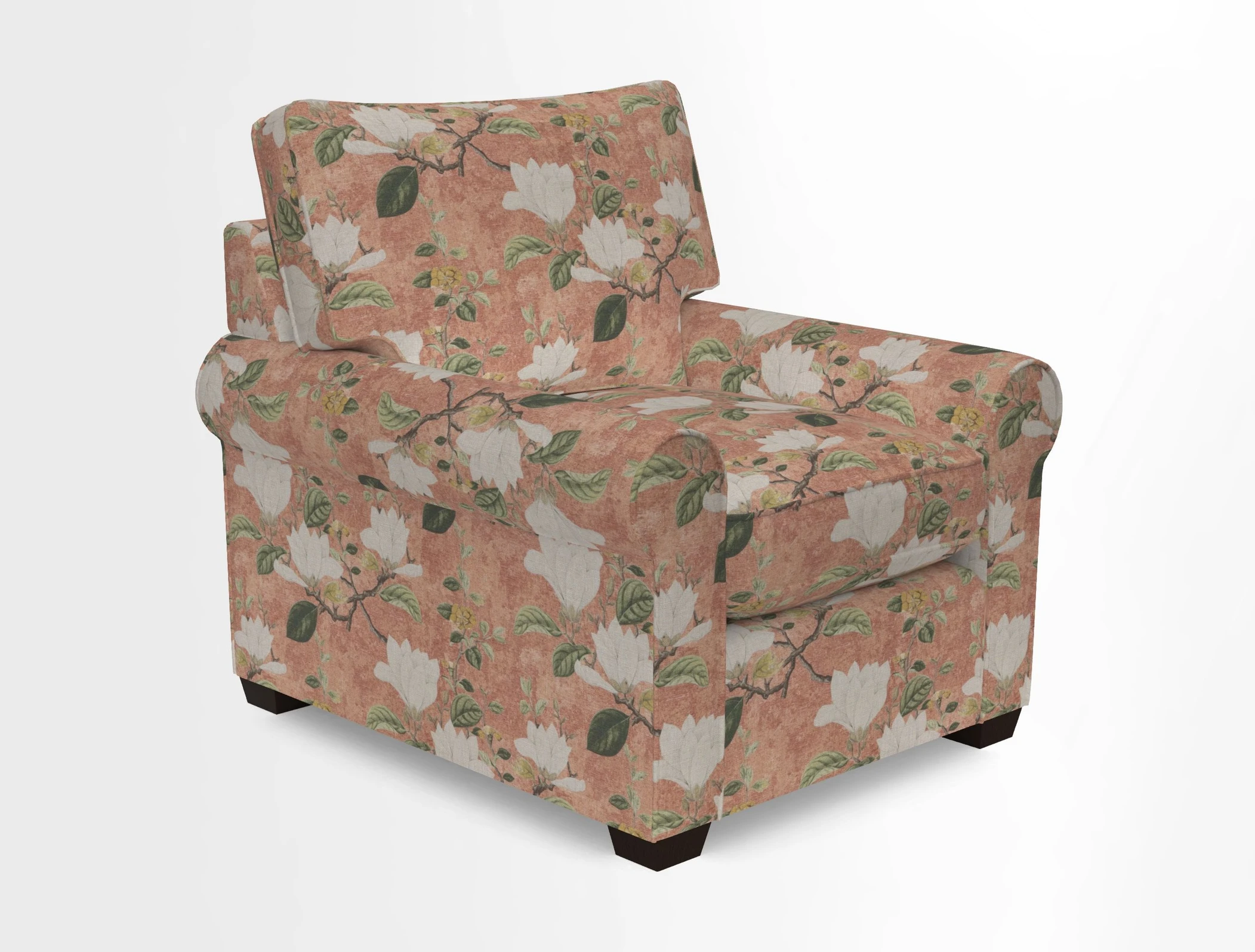 Bignor Chair in Two Tone Plain Biscuit. Loose cover option available