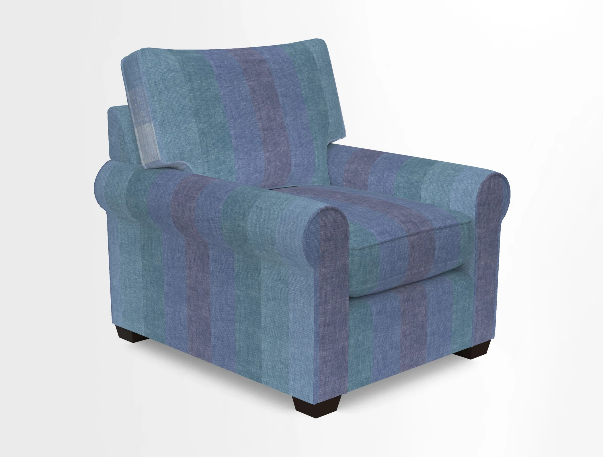 Bignor Chair in Two Tone Plain Biscuit. Loose cover option available