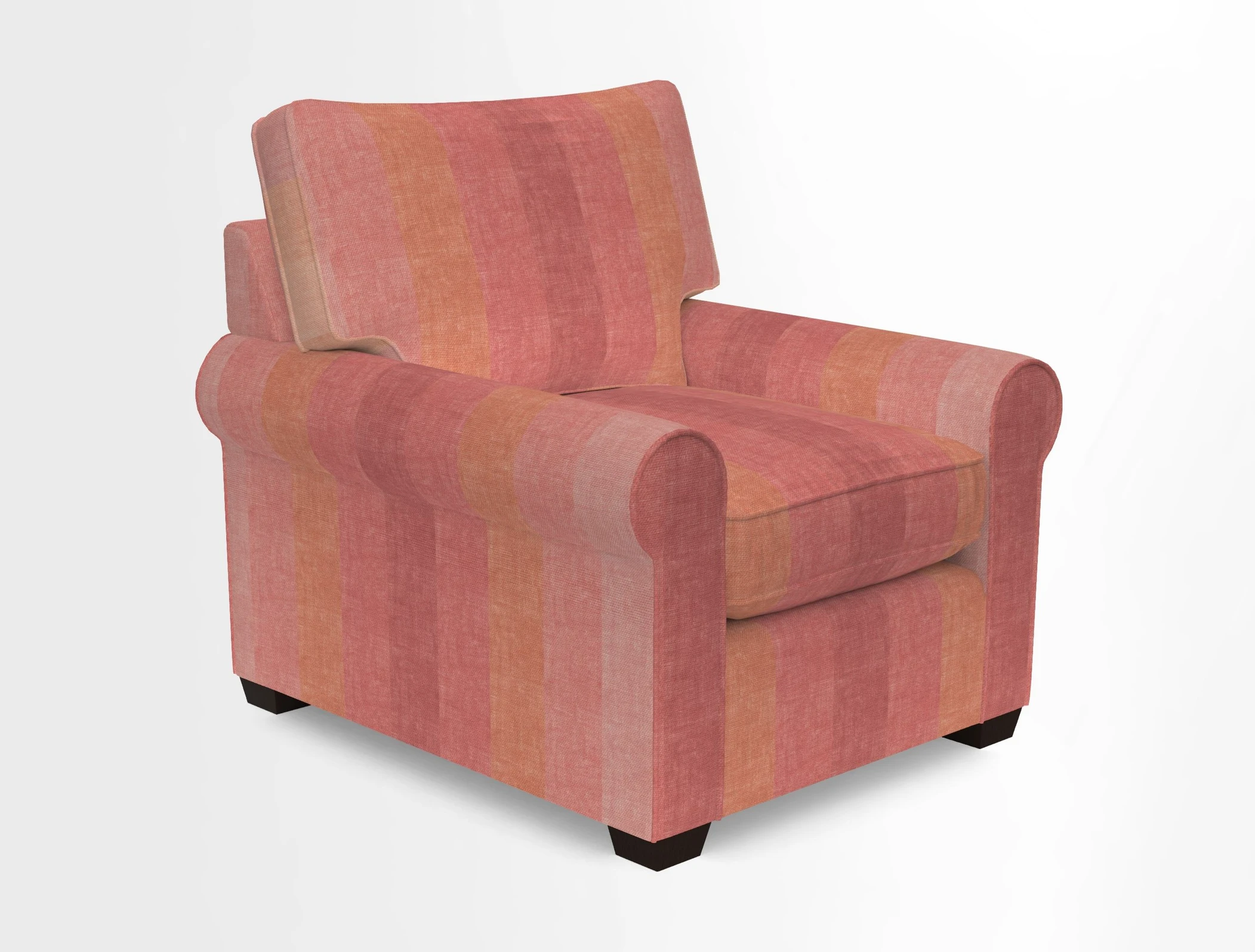Bignor Chair in Two Tone Plain Biscuit. Loose cover option available
