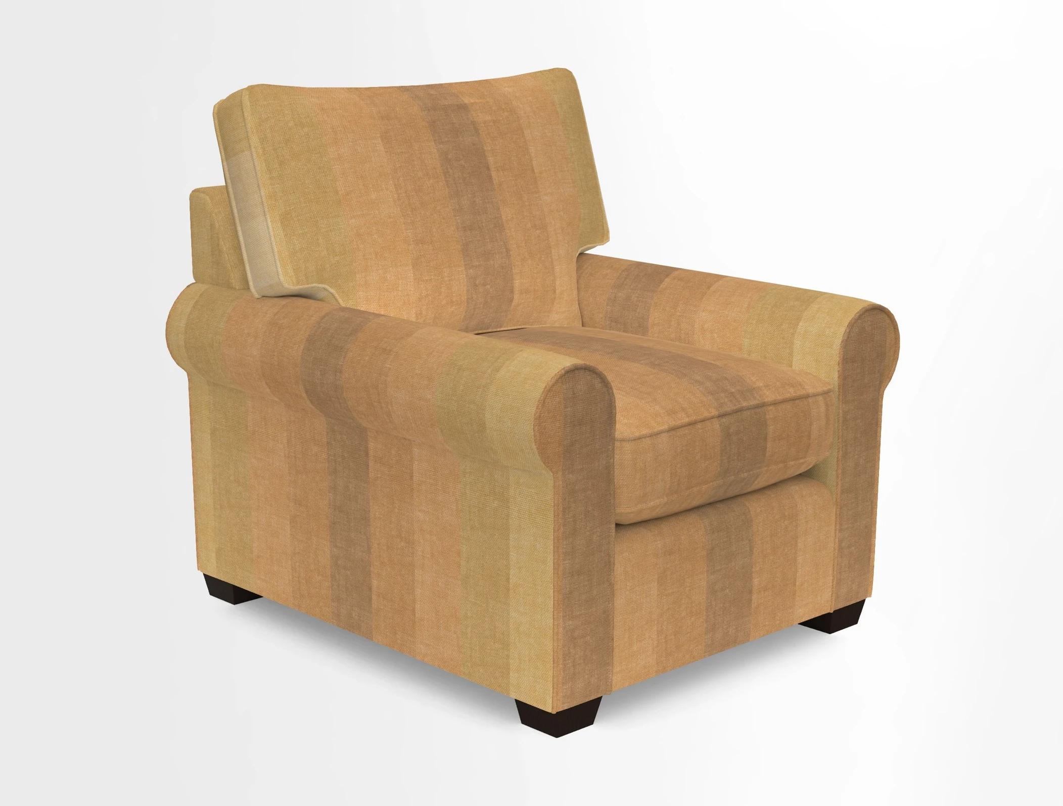 Bignor Chair in Two Tone Plain Biscuit. Loose cover option available