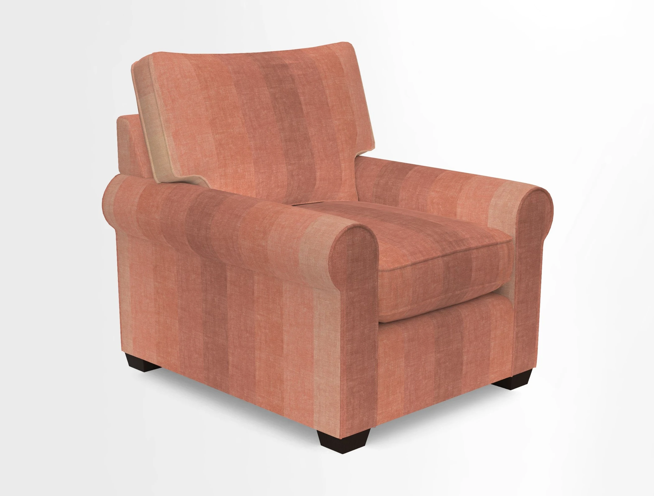Bignor Chair in Two Tone Plain Biscuit. Loose cover option available
