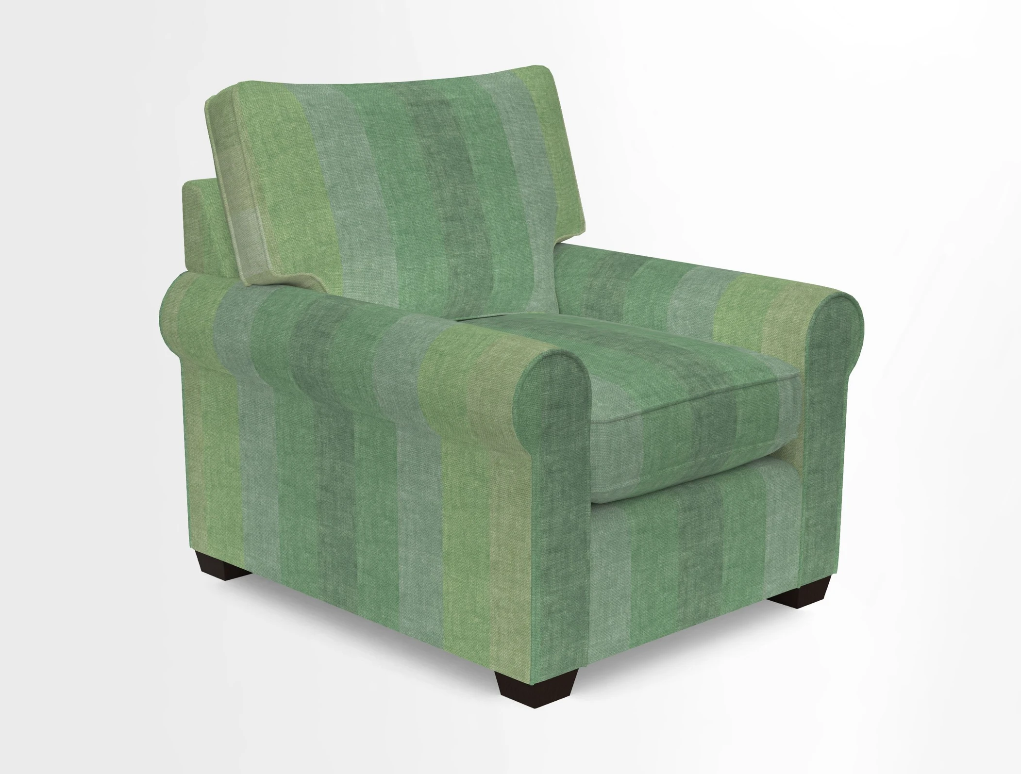 Bignor Chair in Two Tone Plain Biscuit. Loose cover option available