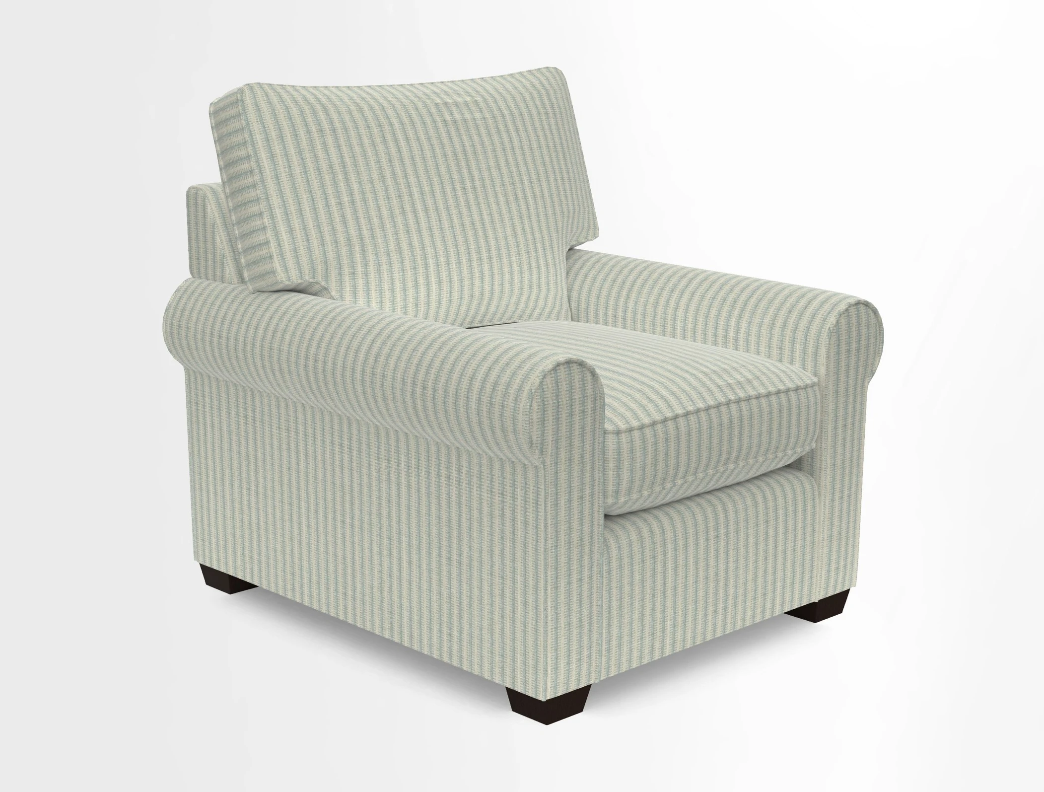 Bignor Chair in Two Tone Plain Biscuit. Loose cover option available