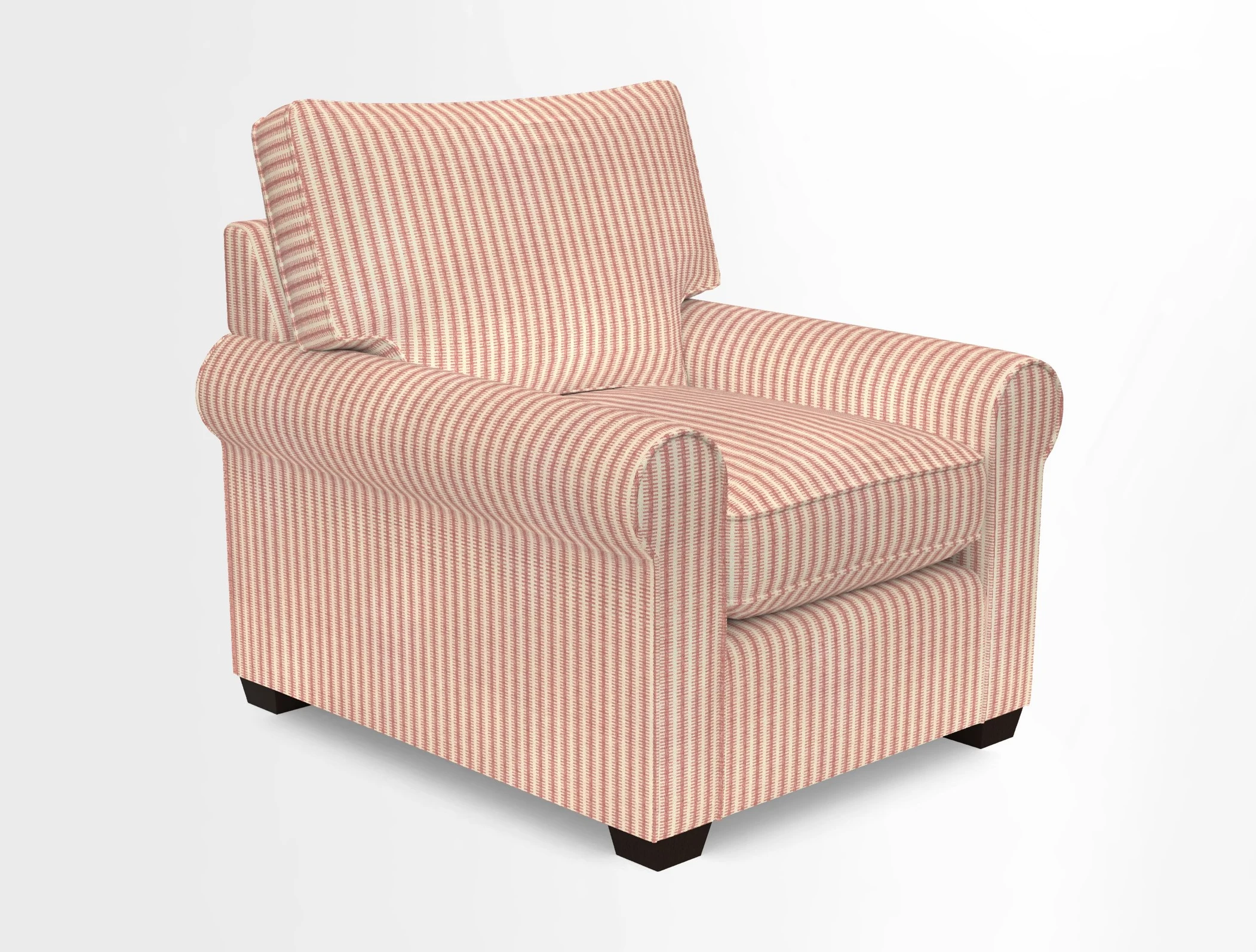 Bignor Chair in Two Tone Plain Biscuit. Loose cover option available