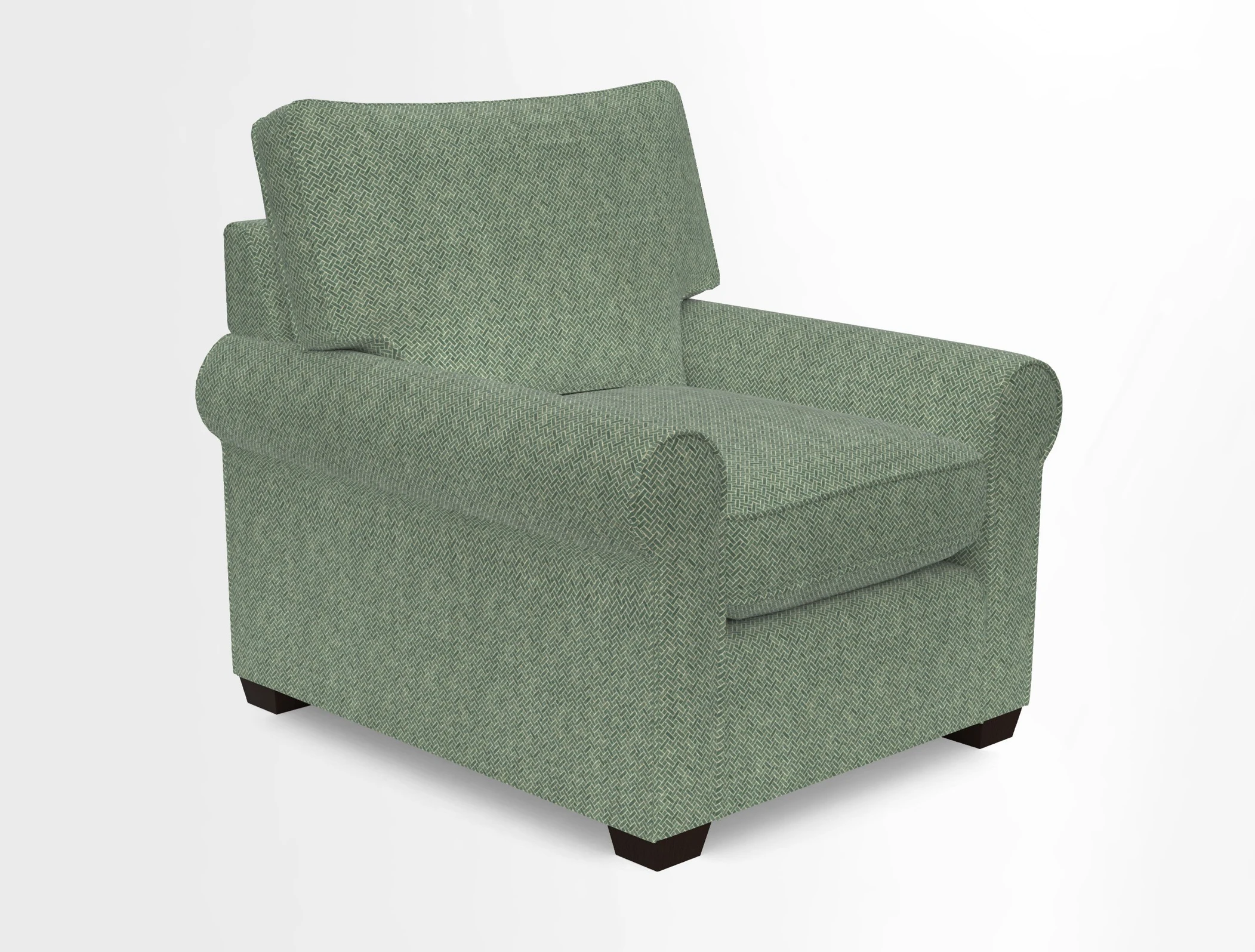 Bignor Chair in Two Tone Plain Biscuit. Loose cover option available