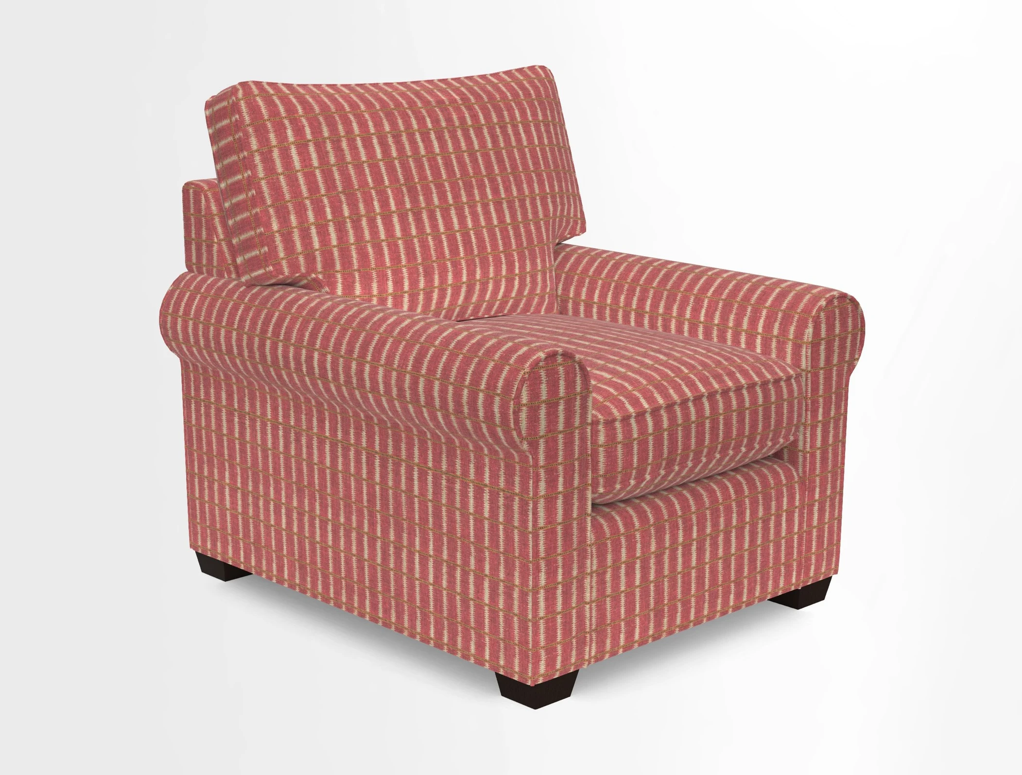 Bignor Chair in Two Tone Plain Biscuit. Loose cover option available