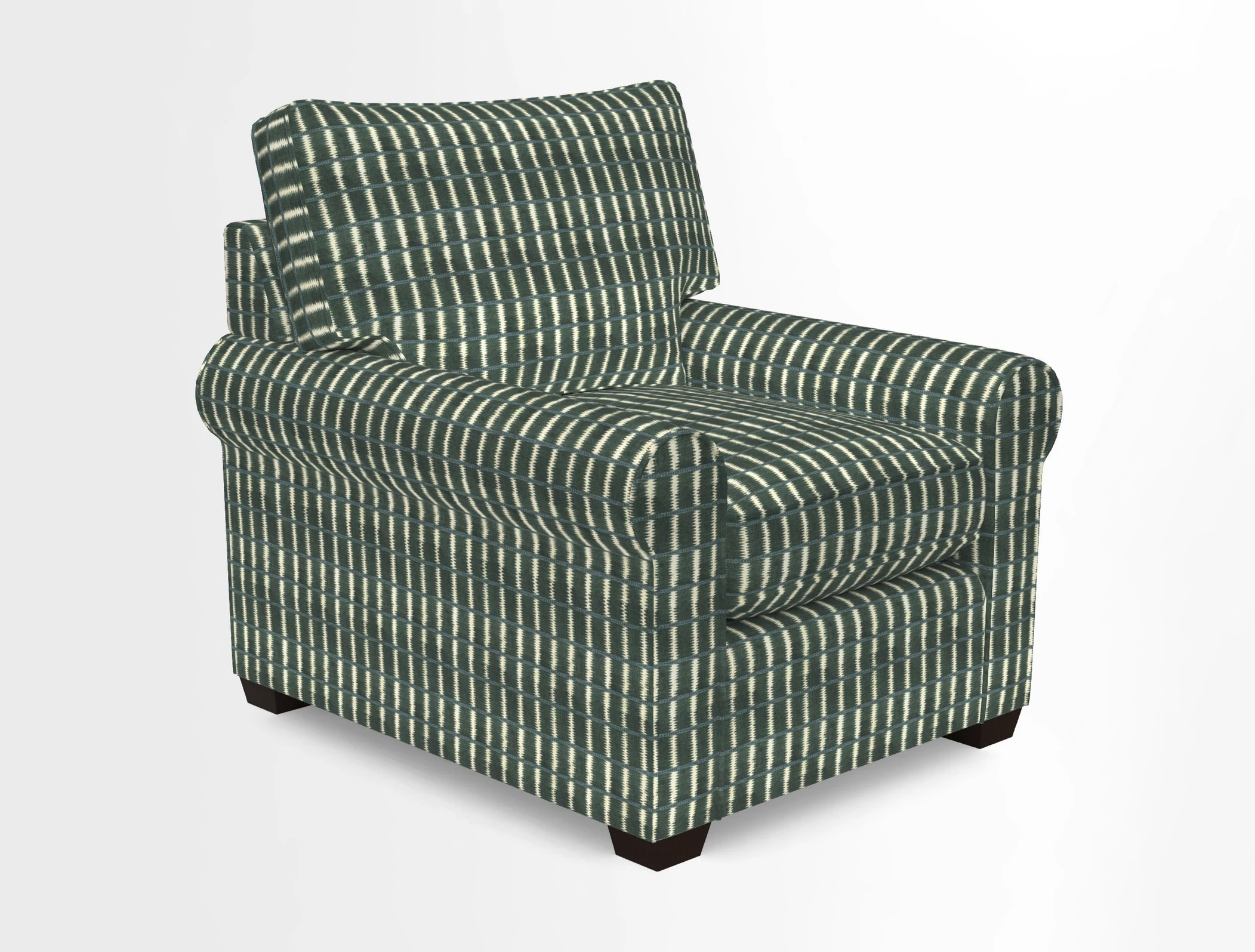 Bignor Chair in Two Tone Plain Biscuit. Loose cover option available