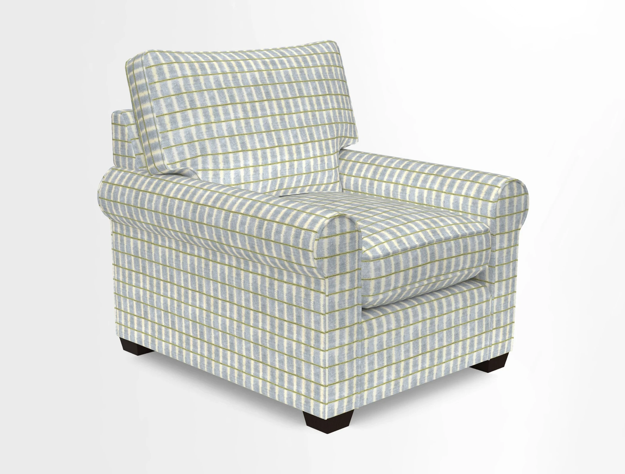 Bignor Chair in Two Tone Plain Biscuit. Loose cover option available