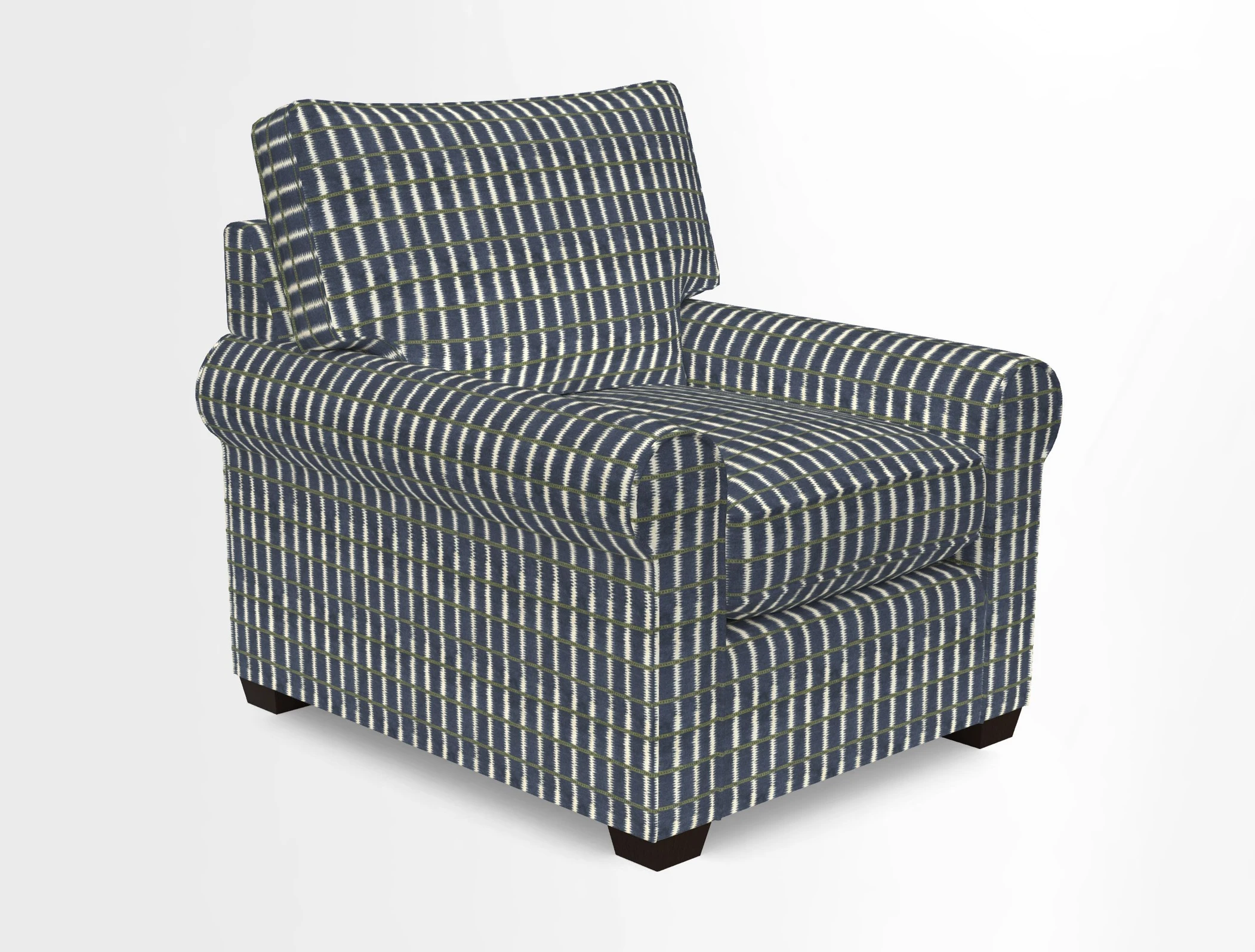 Bignor Chair in Two Tone Plain Biscuit. Loose cover option available