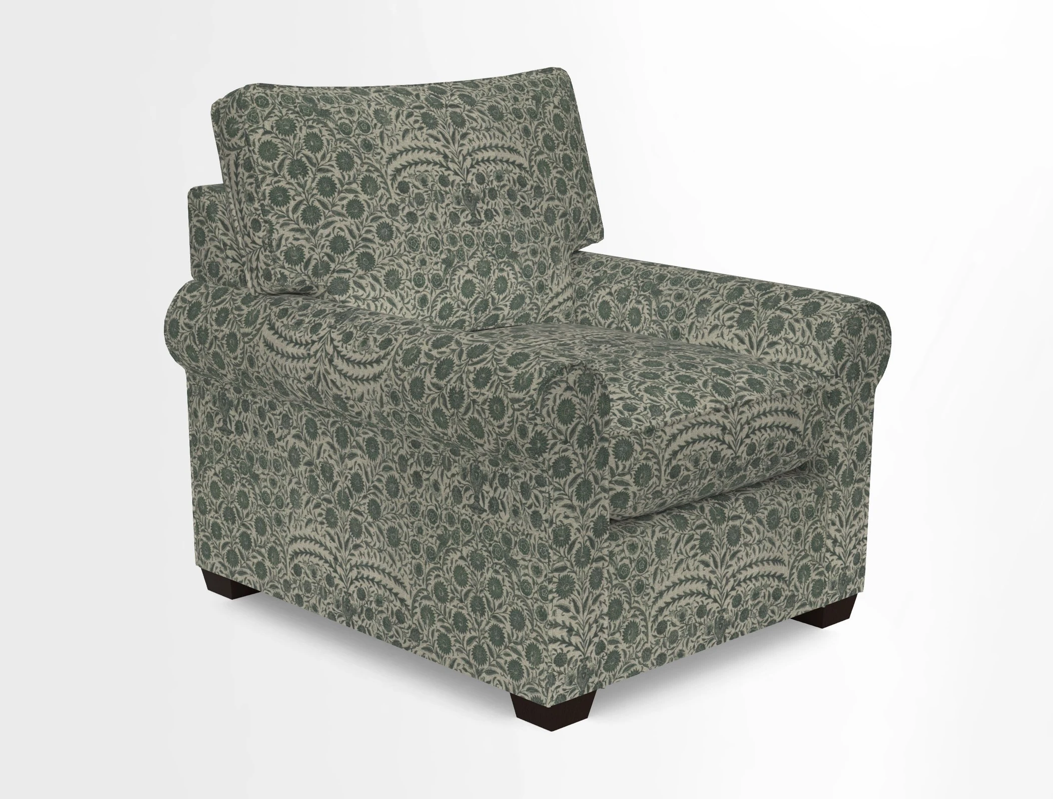 Bignor Chair in Two Tone Plain Biscuit. Loose cover option available