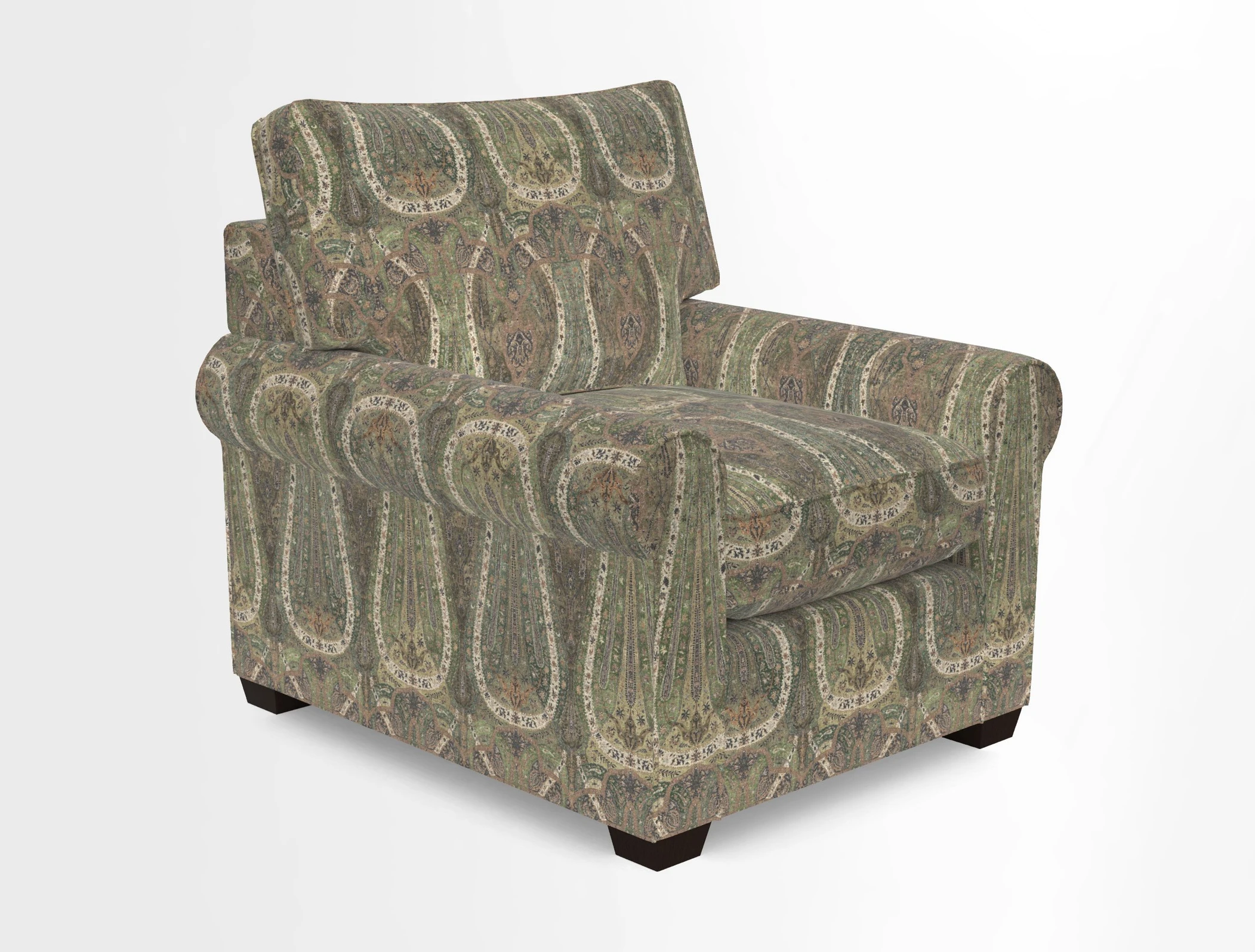 Bignor Chair in Two Tone Plain Biscuit. Loose cover option available