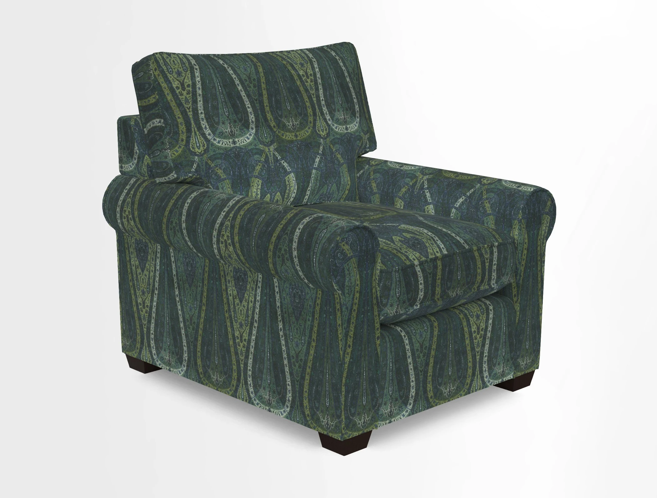 Bignor Chair in Two Tone Plain Biscuit. Loose cover option available