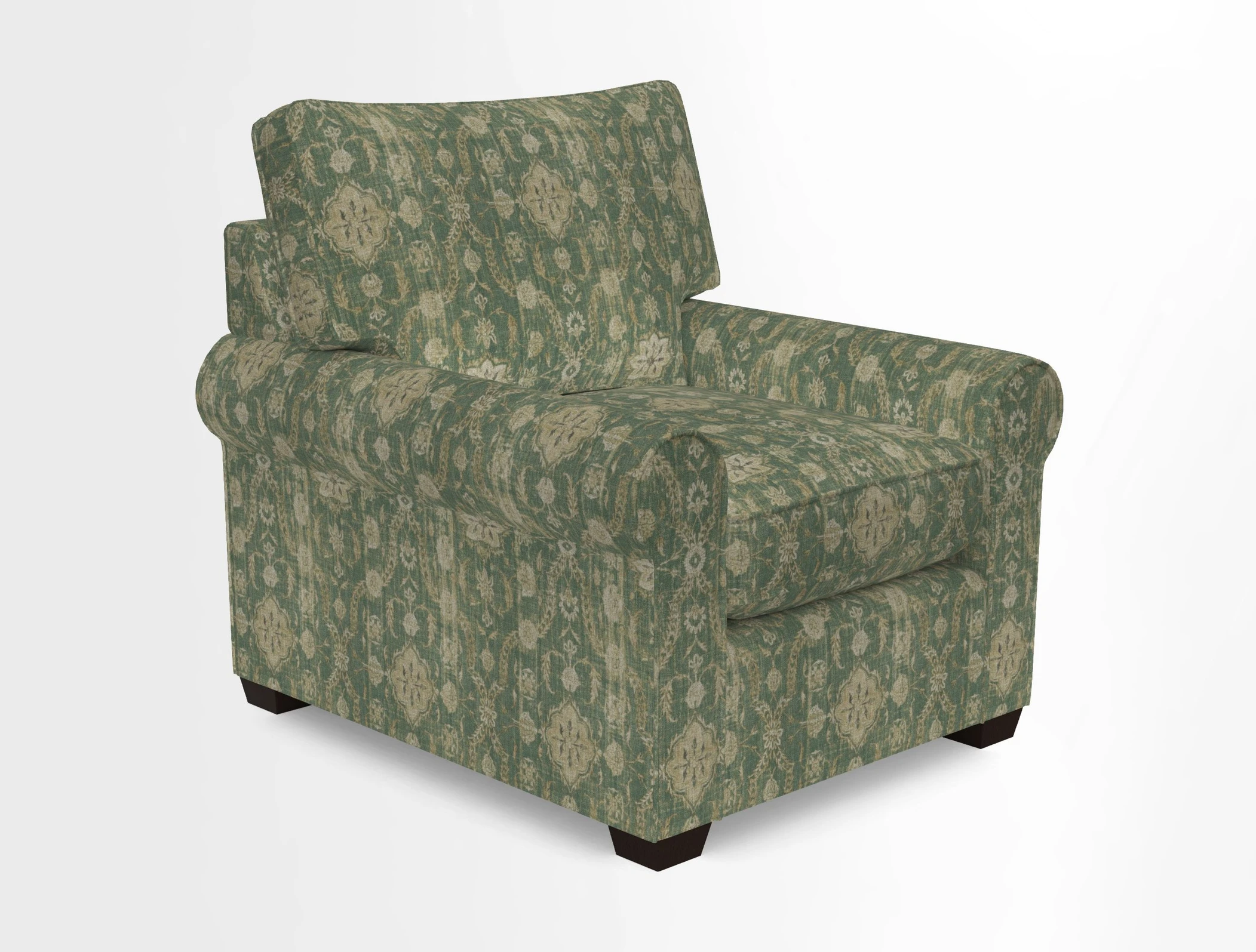 Bignor Chair in Two Tone Plain Biscuit. Loose cover option available