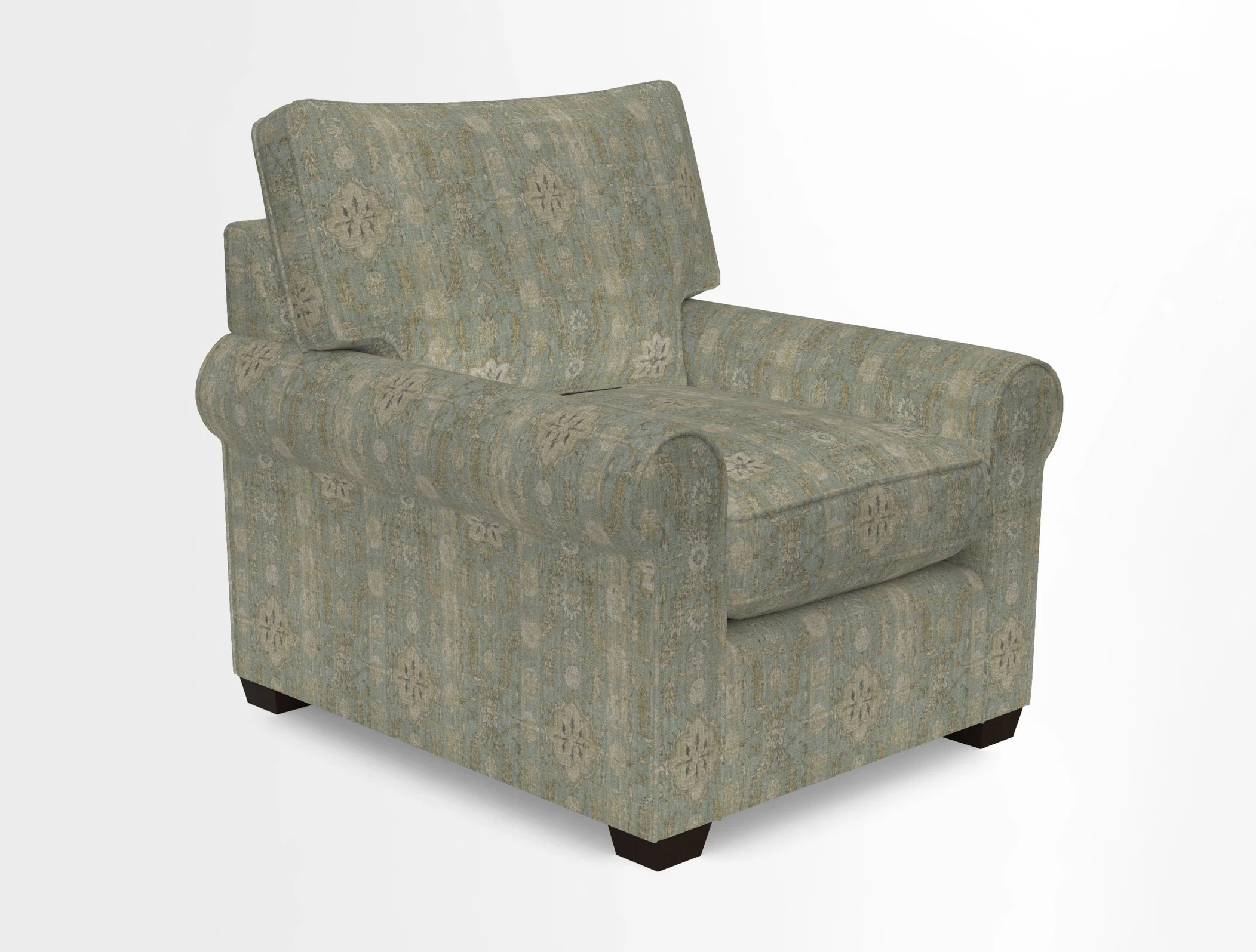 Bignor Chair in Two Tone Plain Biscuit. Loose cover option available
