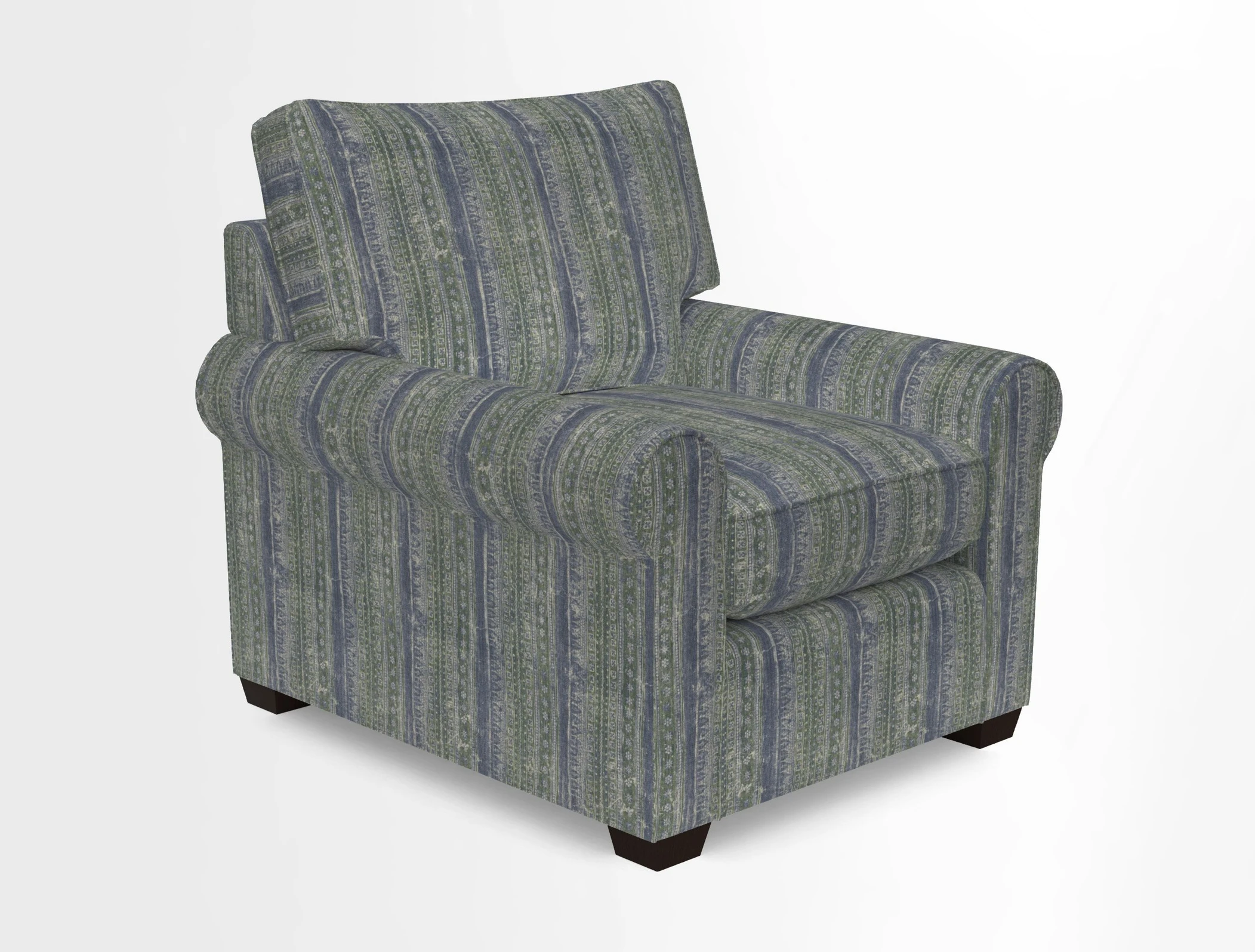 Bignor Chair in Two Tone Plain Biscuit. Loose cover option available