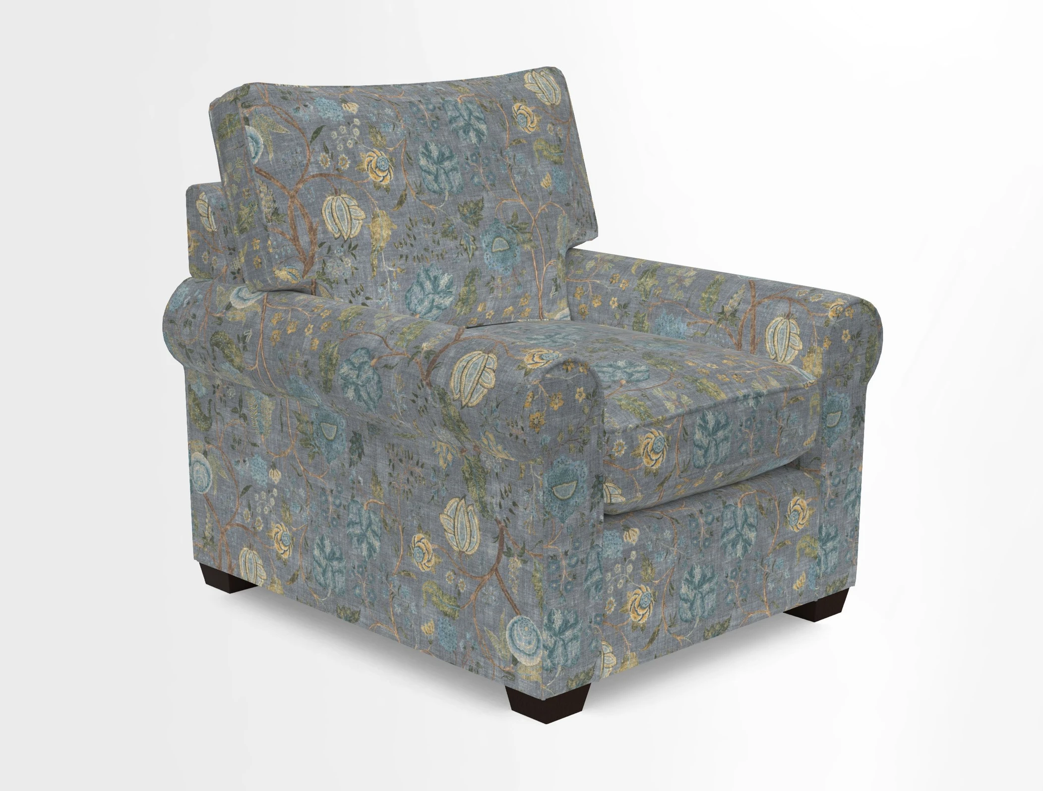 Bignor Chair in Two Tone Plain Biscuit. Loose cover option available