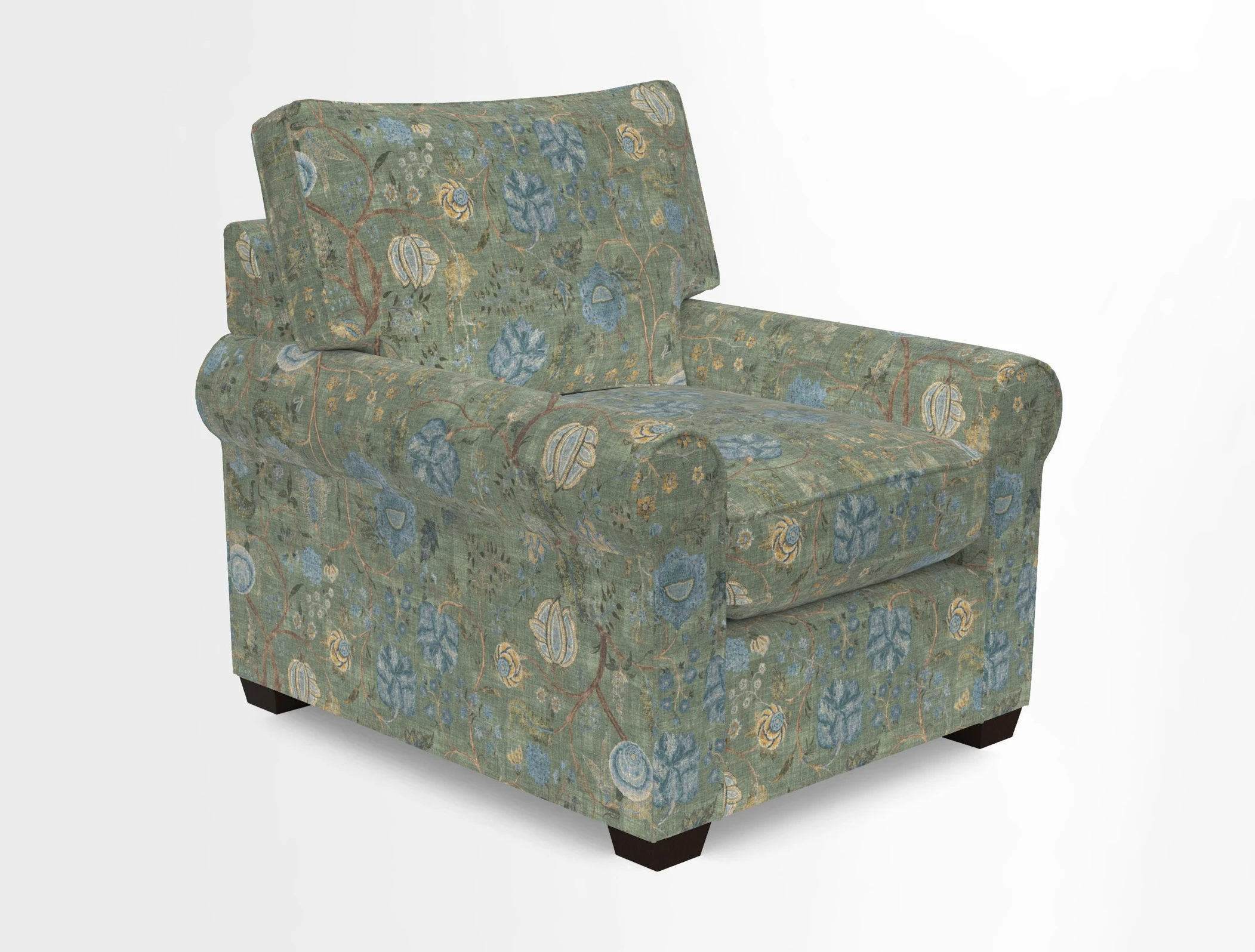 Bignor Chair in Two Tone Plain Biscuit. Loose cover option available