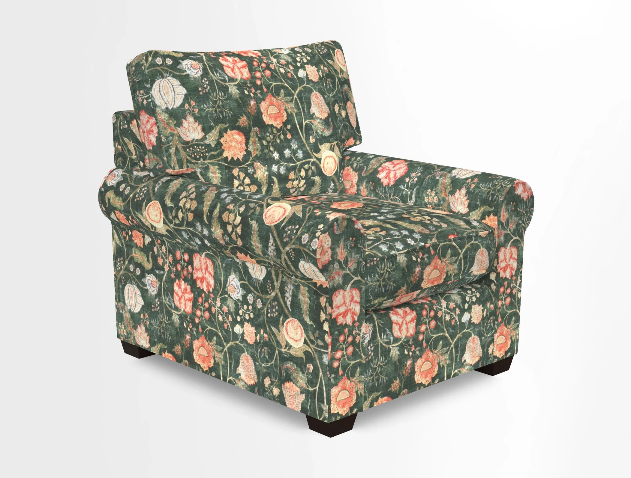 Bignor Chair in Two Tone Plain Biscuit. Loose cover option available