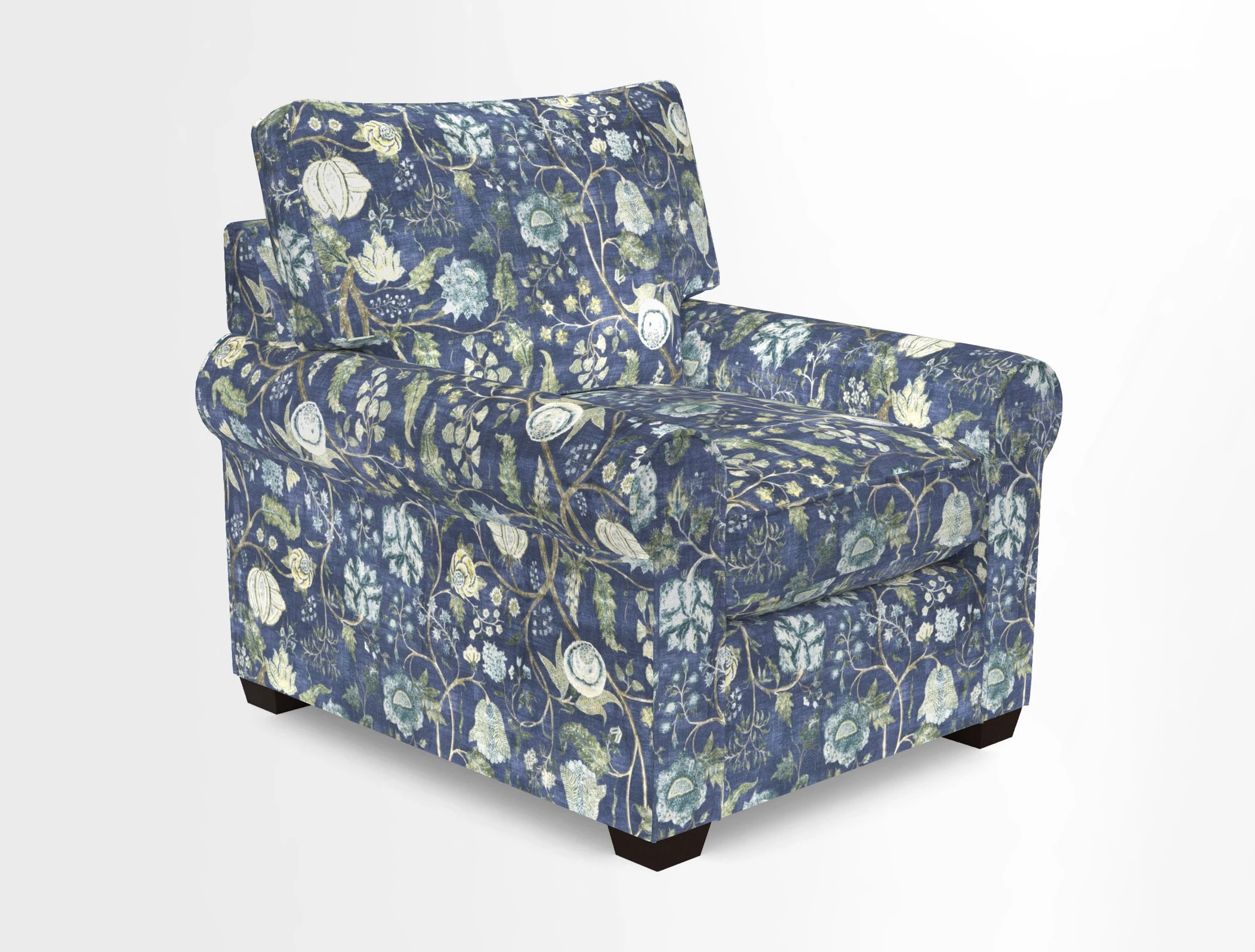 Bignor Chair in Two Tone Plain Biscuit. Loose cover option available