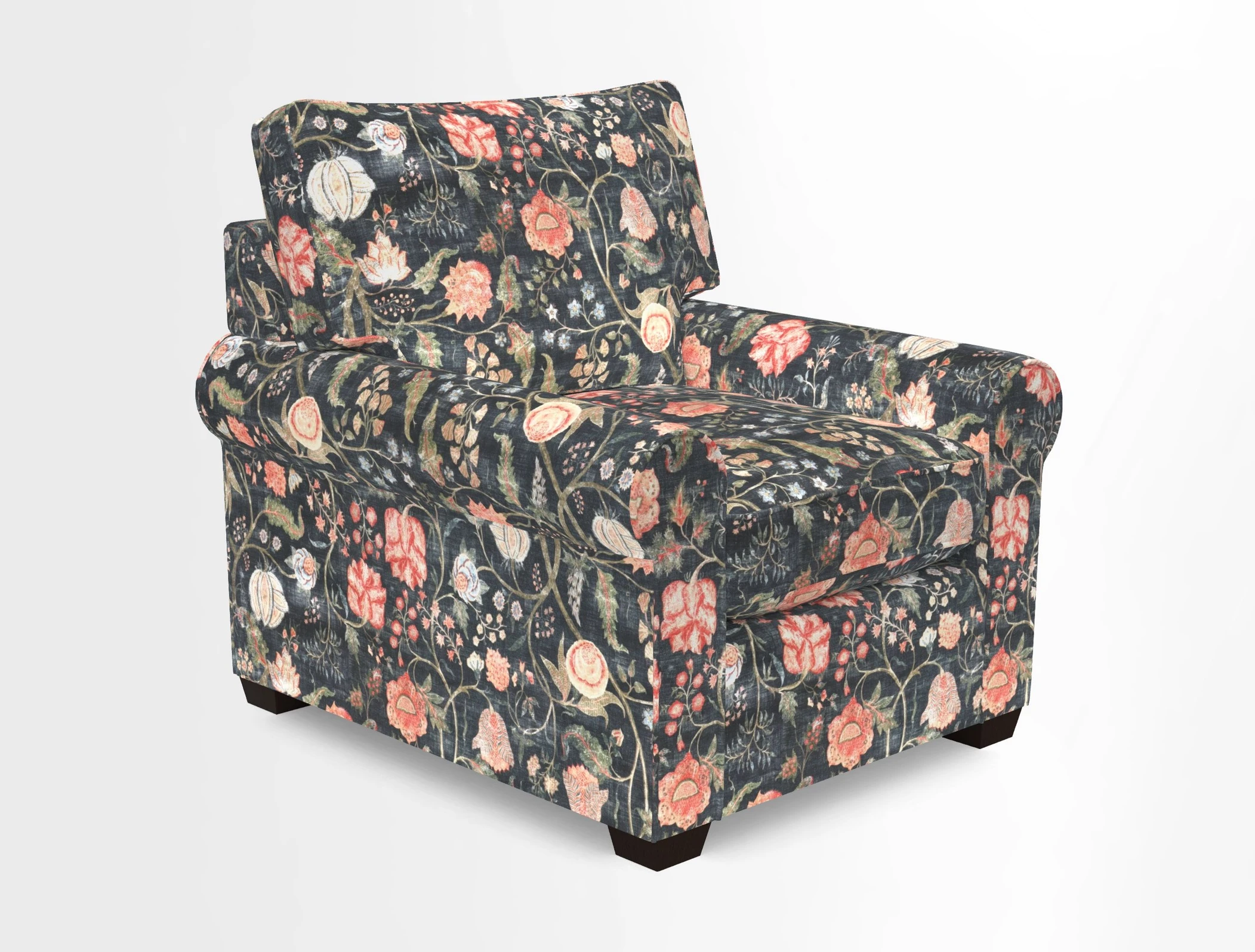 Bignor Chair in Two Tone Plain Biscuit. Loose cover option available