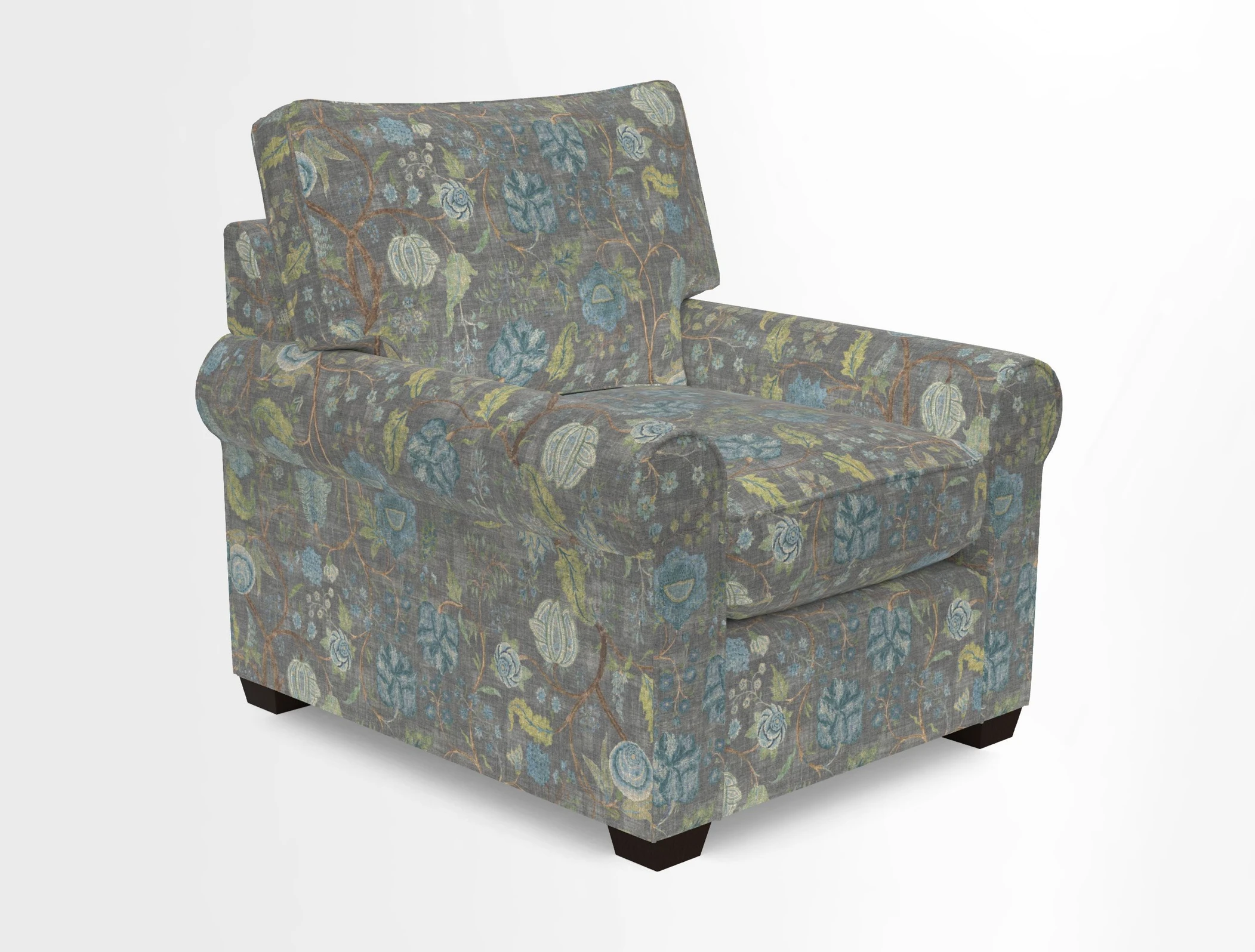 Bignor Chair in Two Tone Plain Biscuit. Loose cover option available