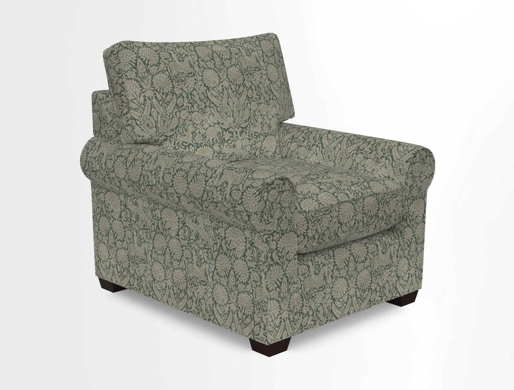 Bignor Chair in Two Tone Plain Biscuit. Loose cover option available