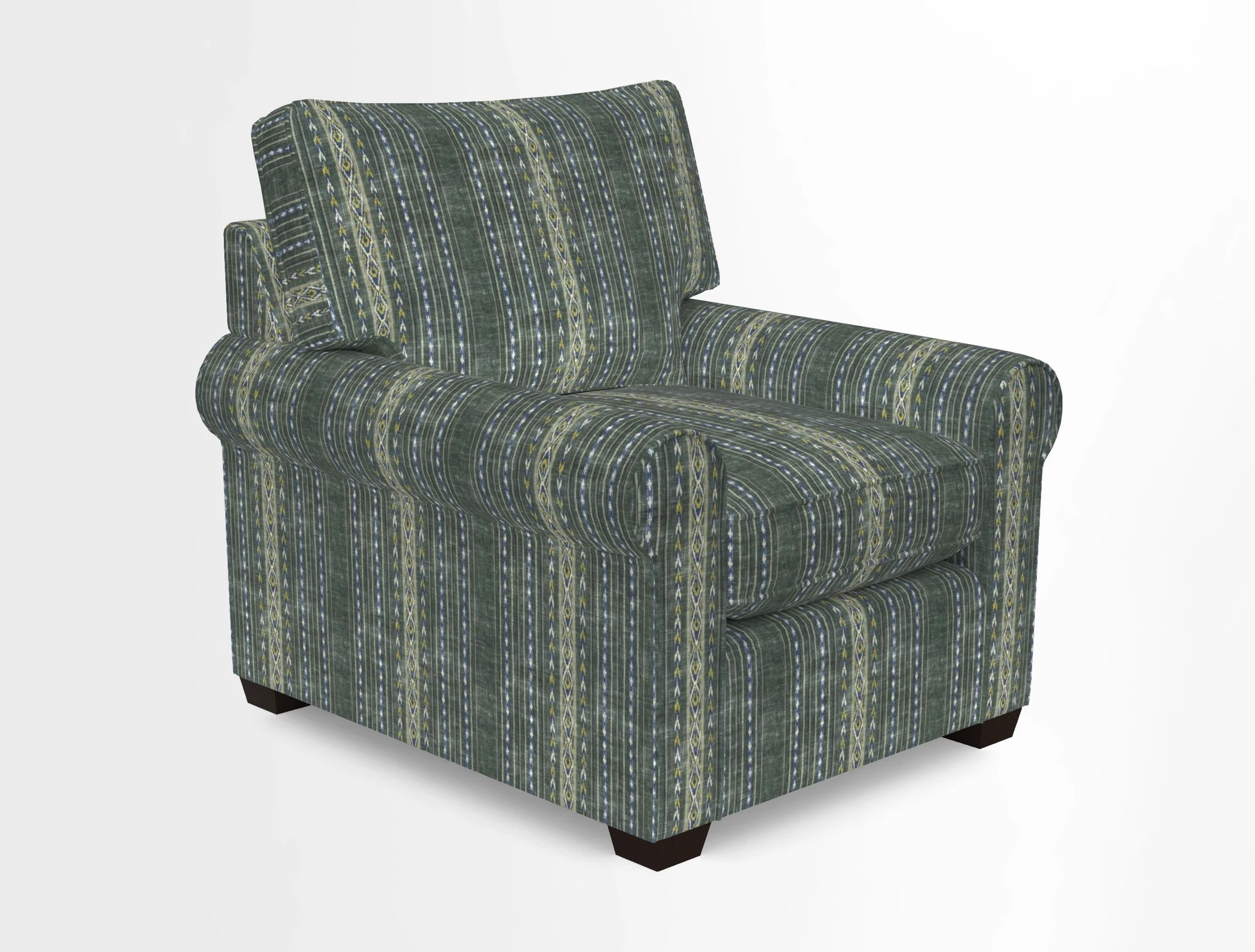 Bignor Chair in Two Tone Plain Biscuit. Loose cover option available