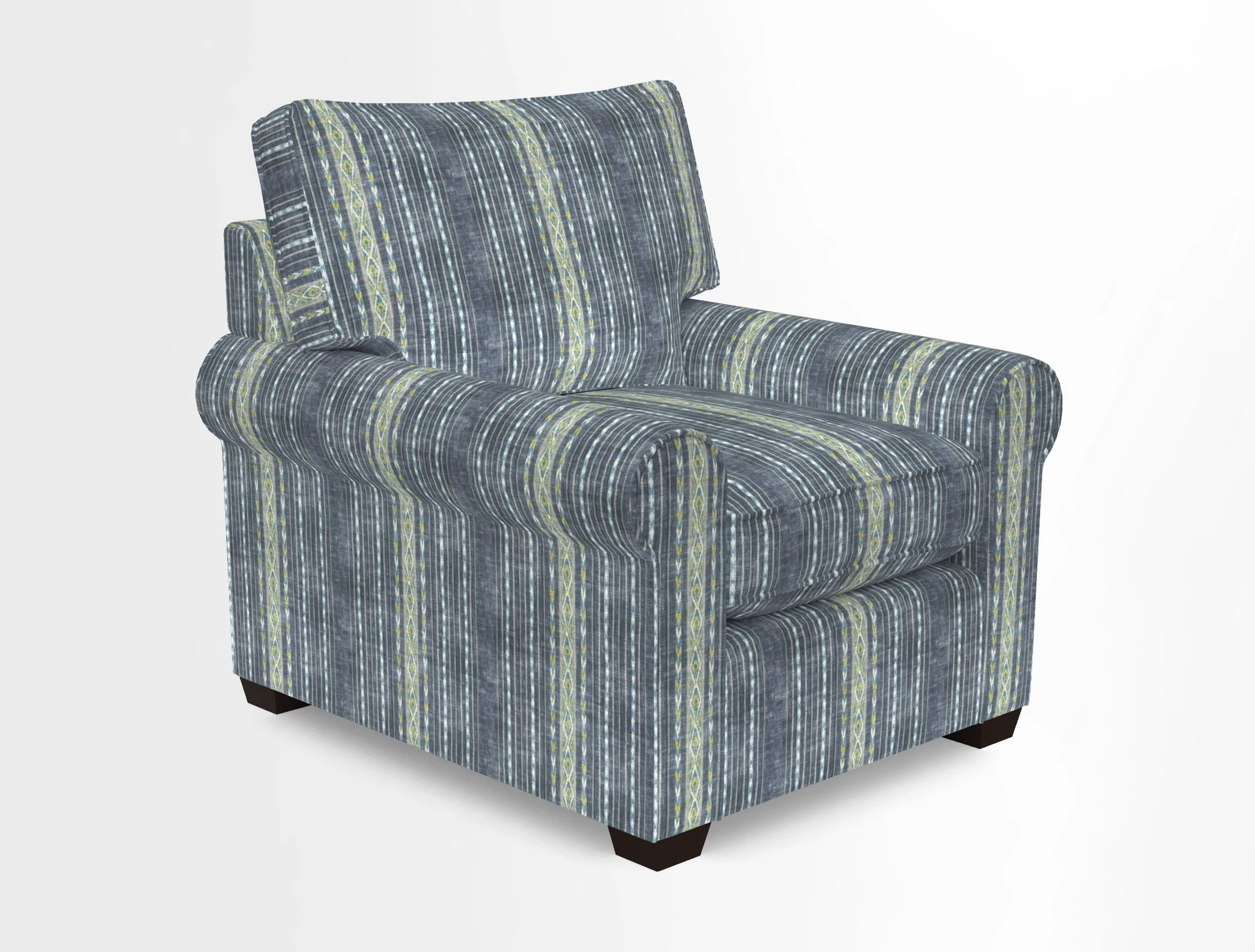 Bignor Chair in Two Tone Plain Biscuit. Loose cover option available