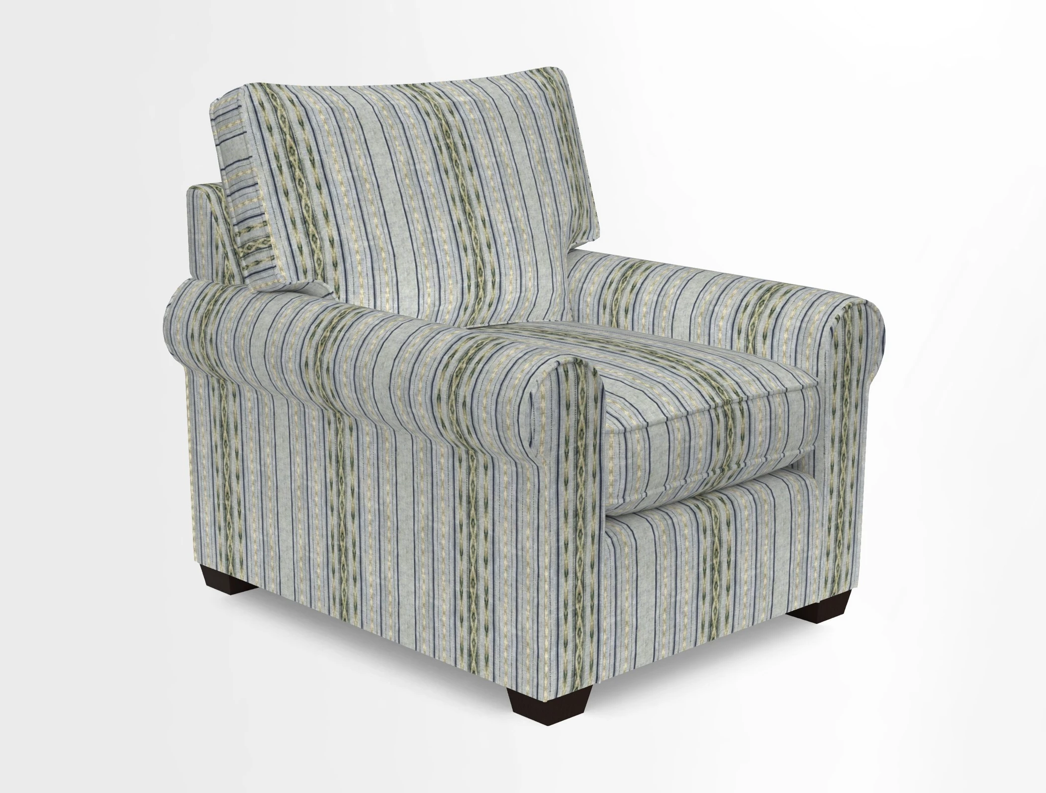 Bignor Chair in Two Tone Plain Biscuit. Loose cover option available