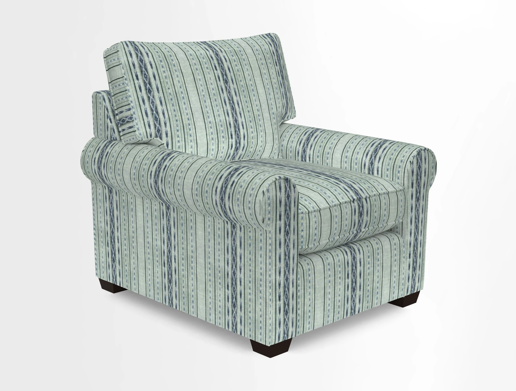 Bignor Chair in Two Tone Plain Biscuit. Loose cover option available