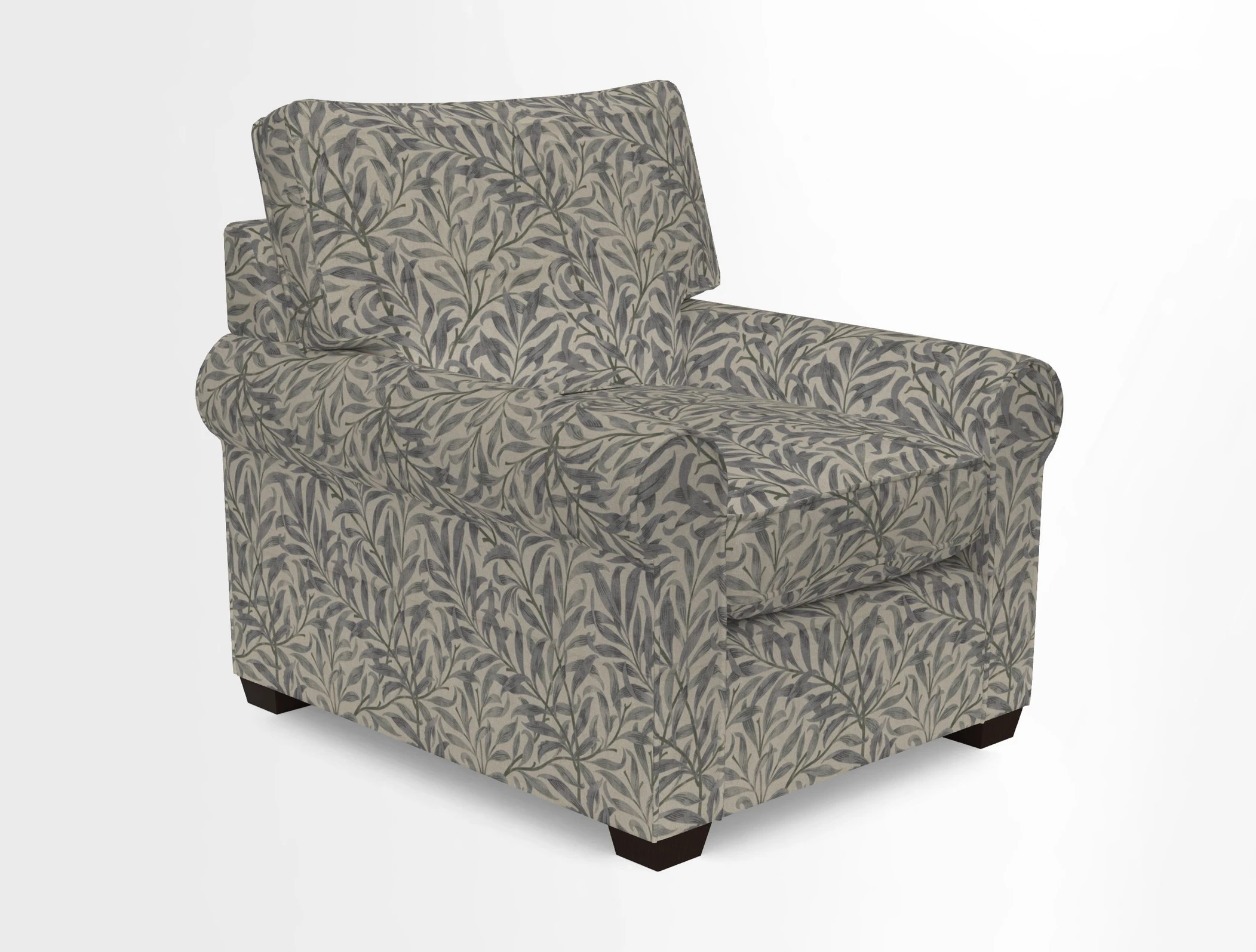 Bignor Chair in Two Tone Plain Biscuit. Loose cover option available