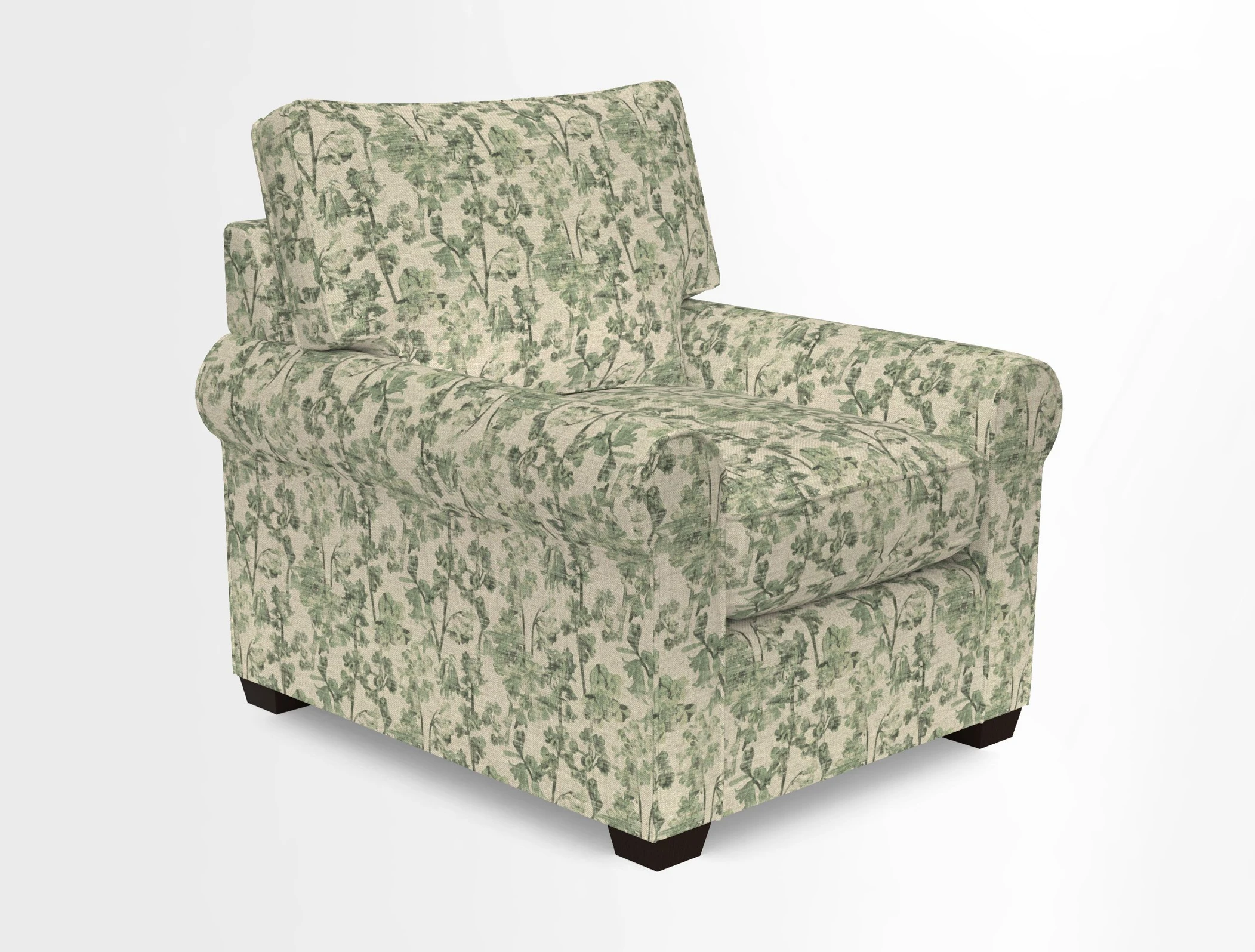 Bignor Chair in Two Tone Plain Biscuit. Loose cover option available