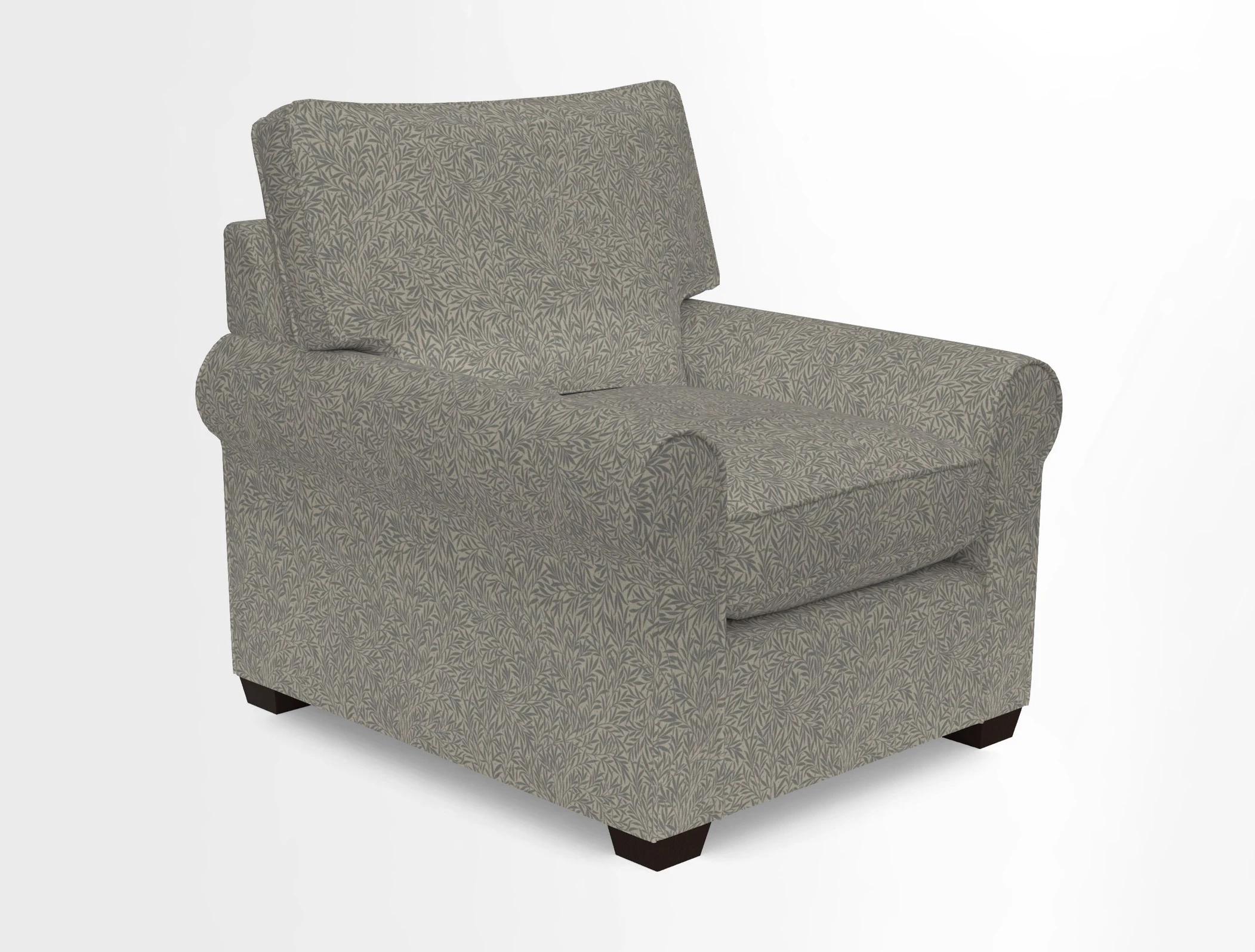 Bignor Chair in Two Tone Plain Biscuit. Loose cover option available