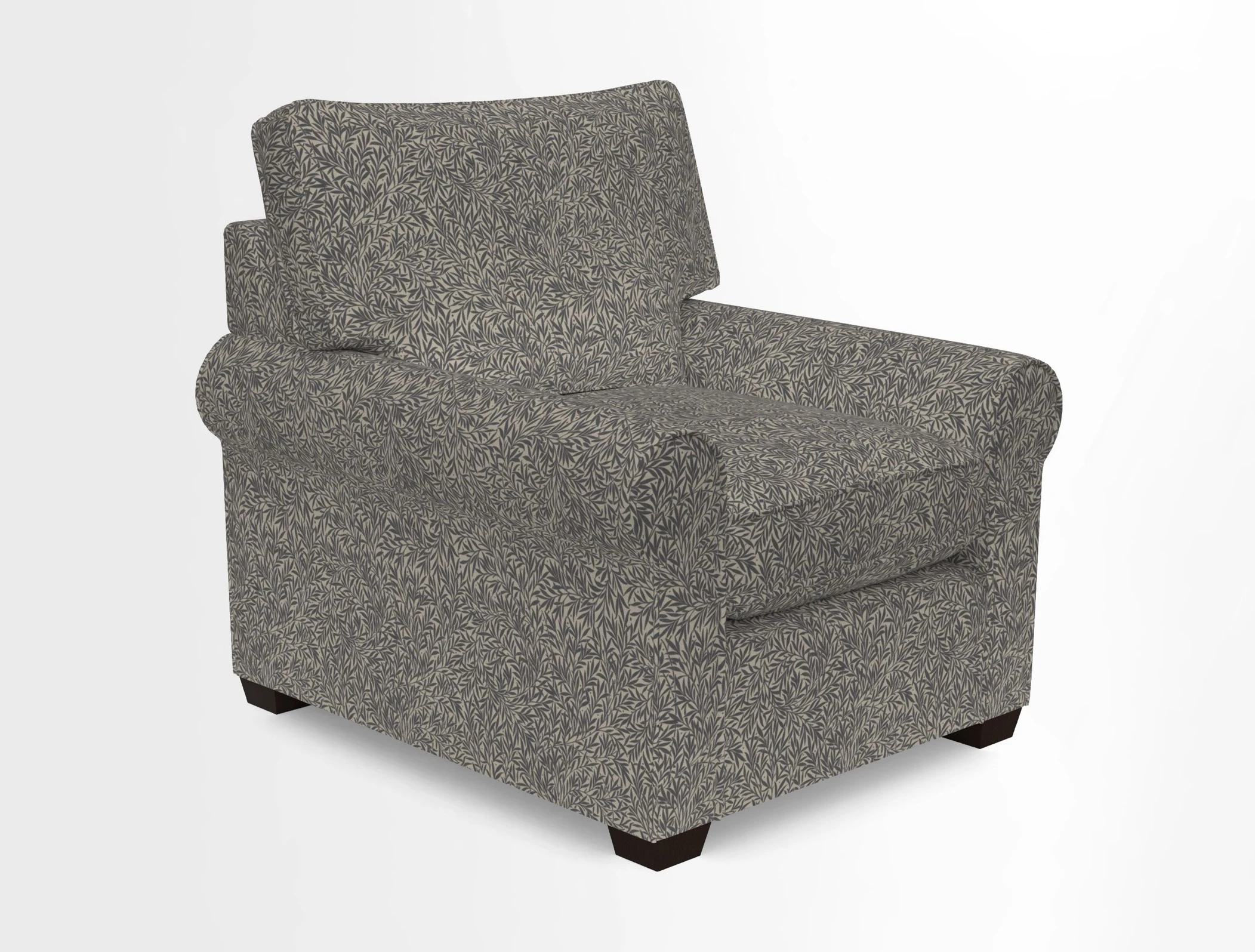 Bignor Chair in Two Tone Plain Biscuit. Loose cover option available