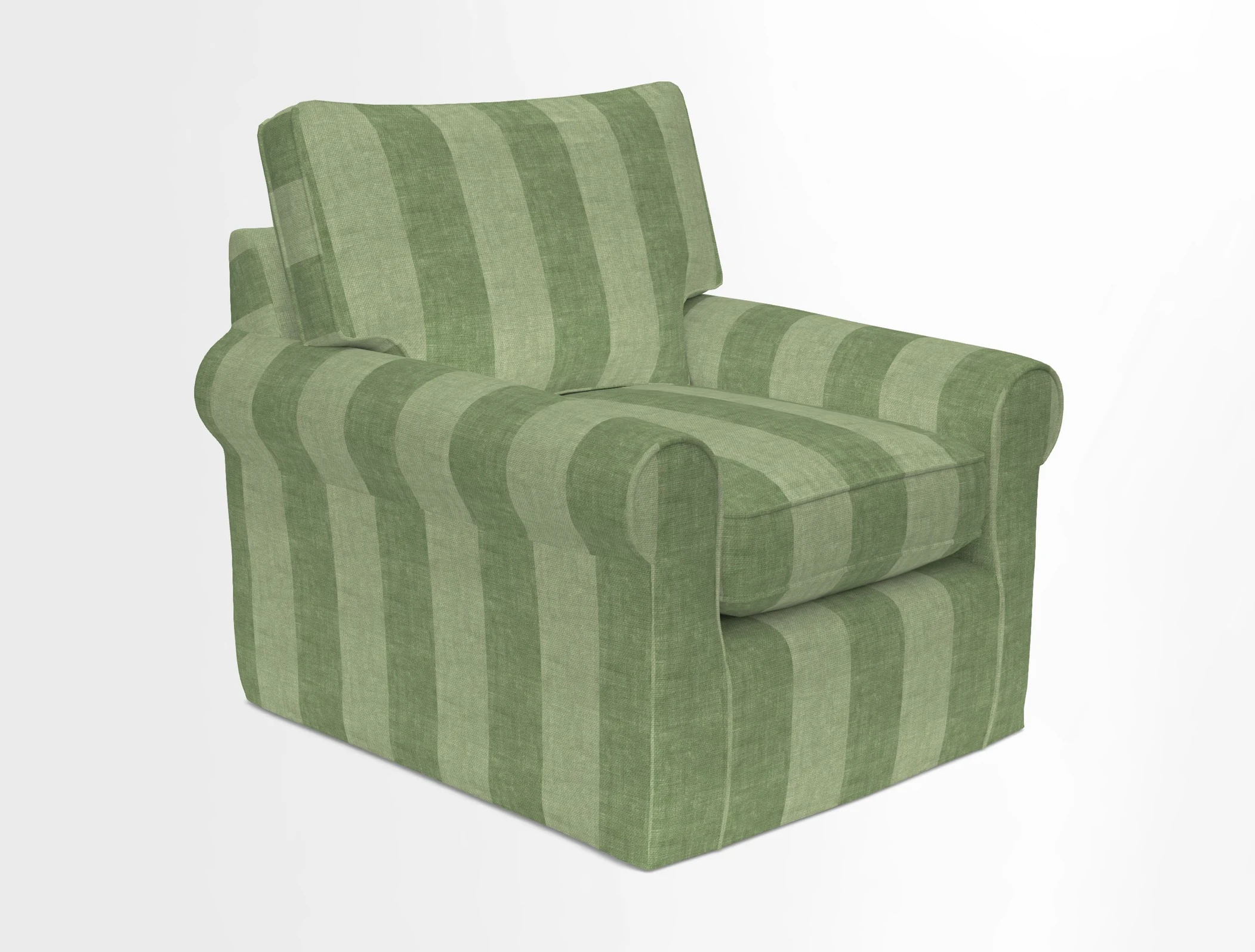 Bignor Chair in Two Tone Plain Biscuit. Loose cover option available