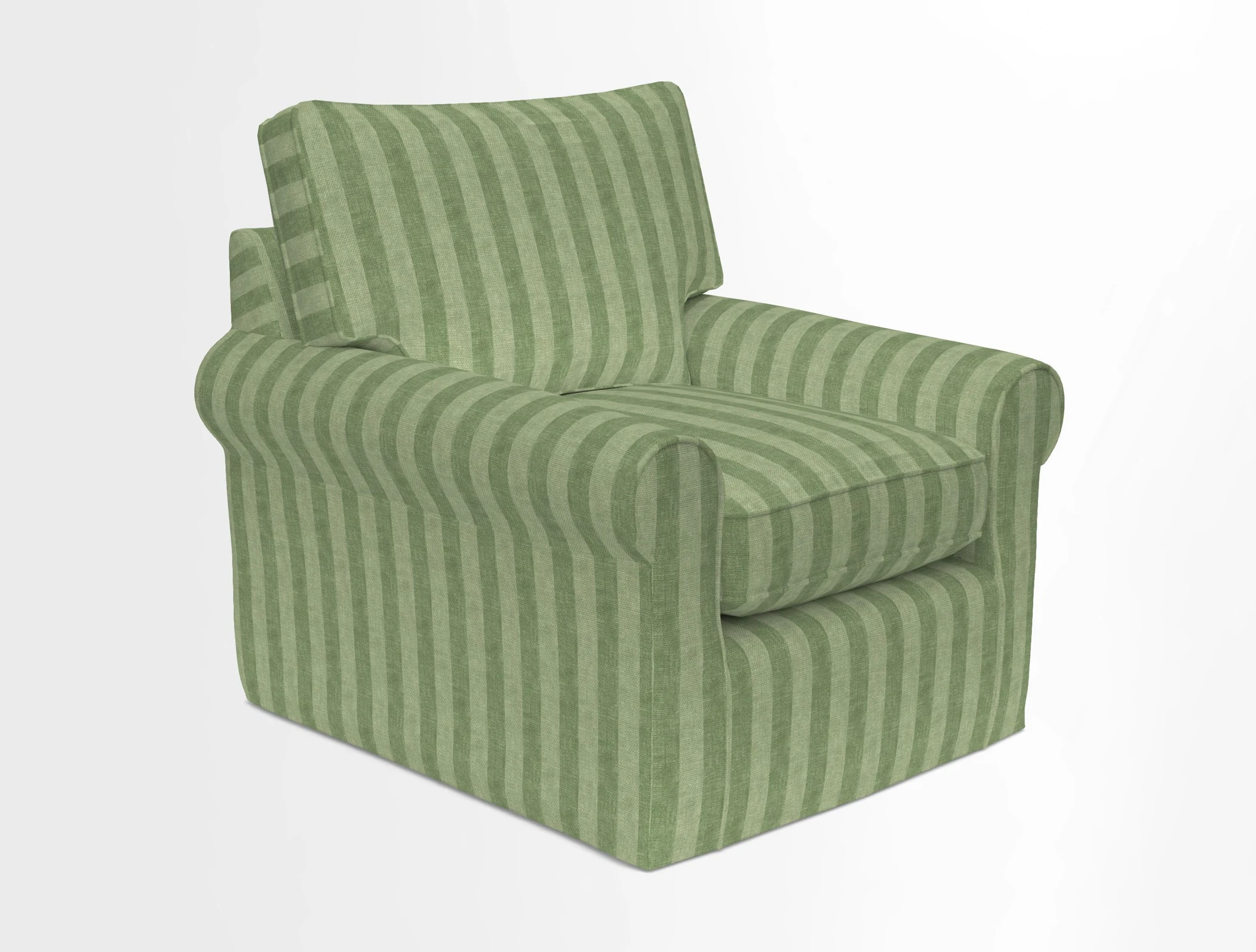Bignor Chair in Two Tone Plain Biscuit. Loose cover option available