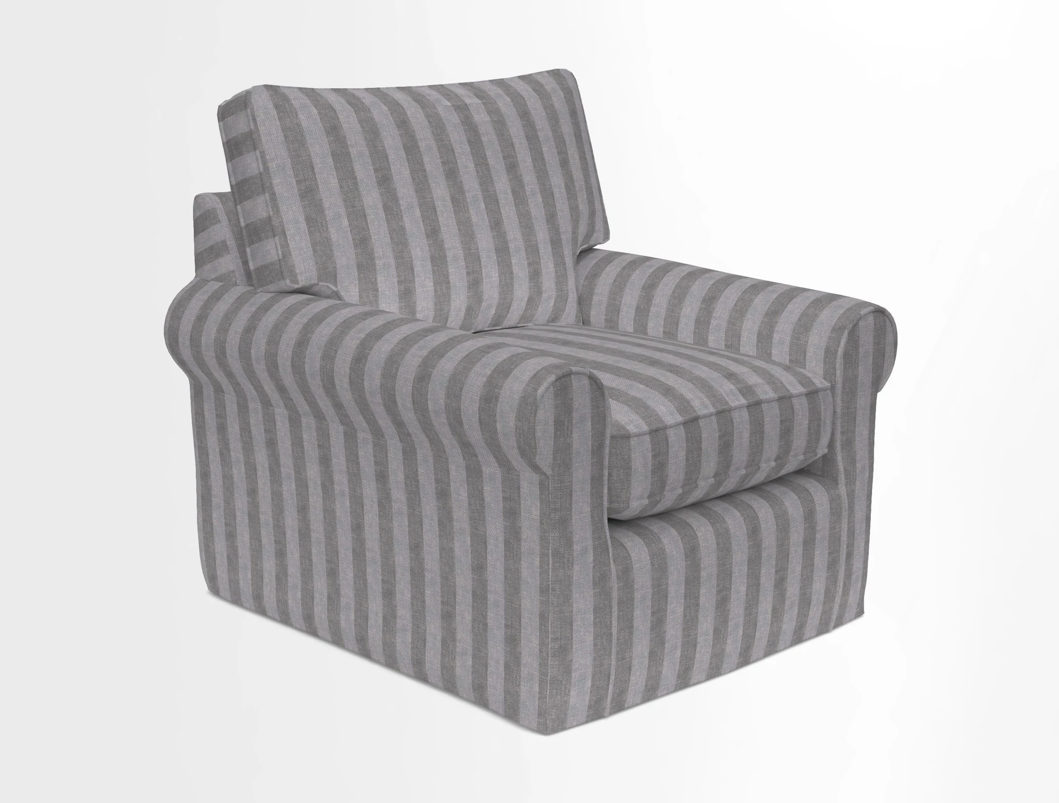 Bignor Chair in Two Tone Plain Biscuit. Loose cover option available