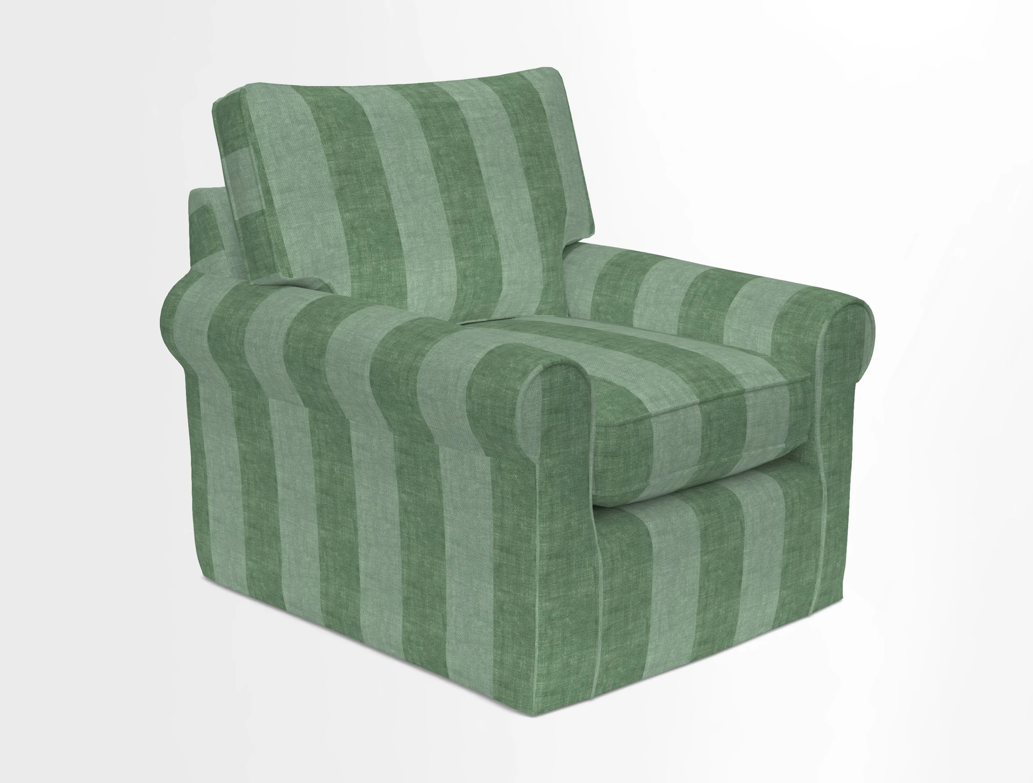 Bignor Chair in Two Tone Plain Biscuit. Loose cover option available
