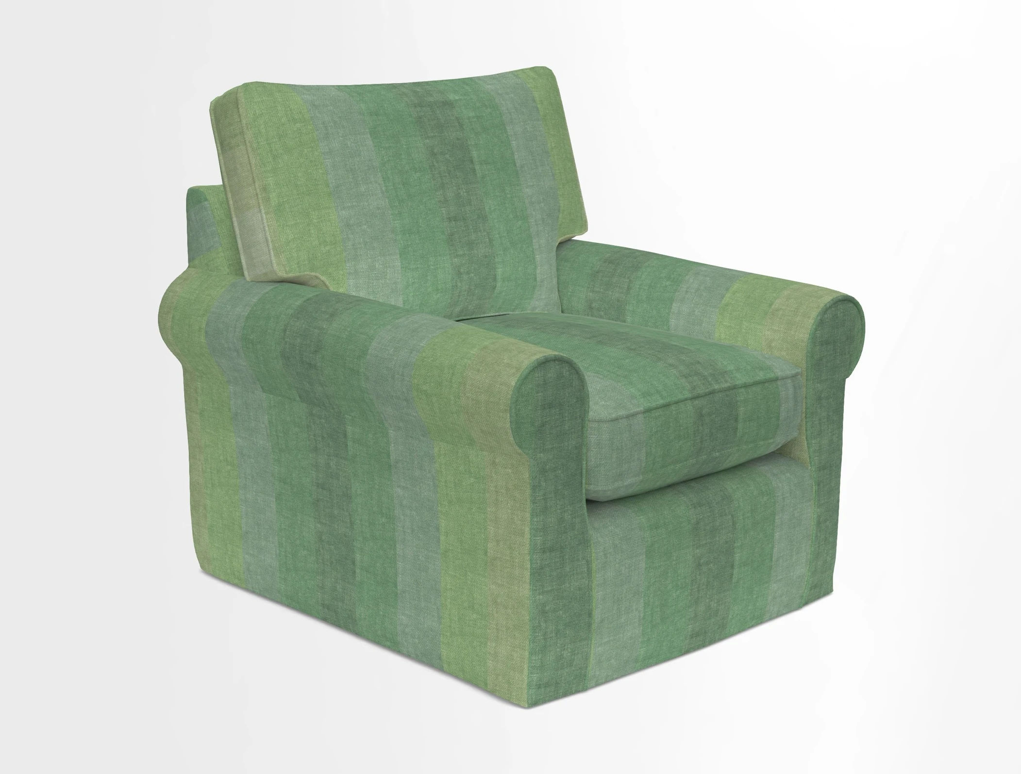 Bignor Chair in Two Tone Plain Biscuit. Loose cover option available