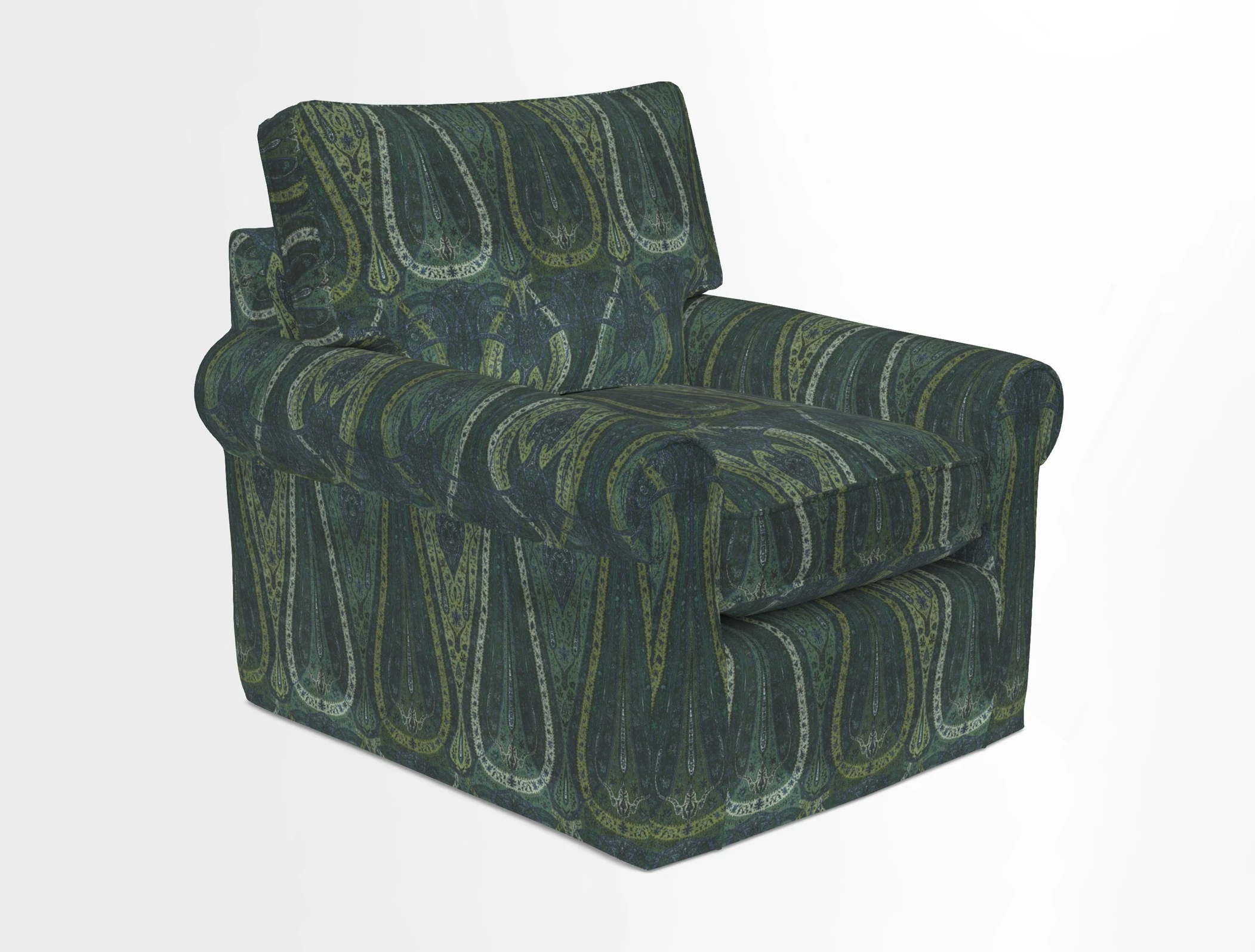 Bignor Chair in Two Tone Plain Biscuit. Loose cover option available