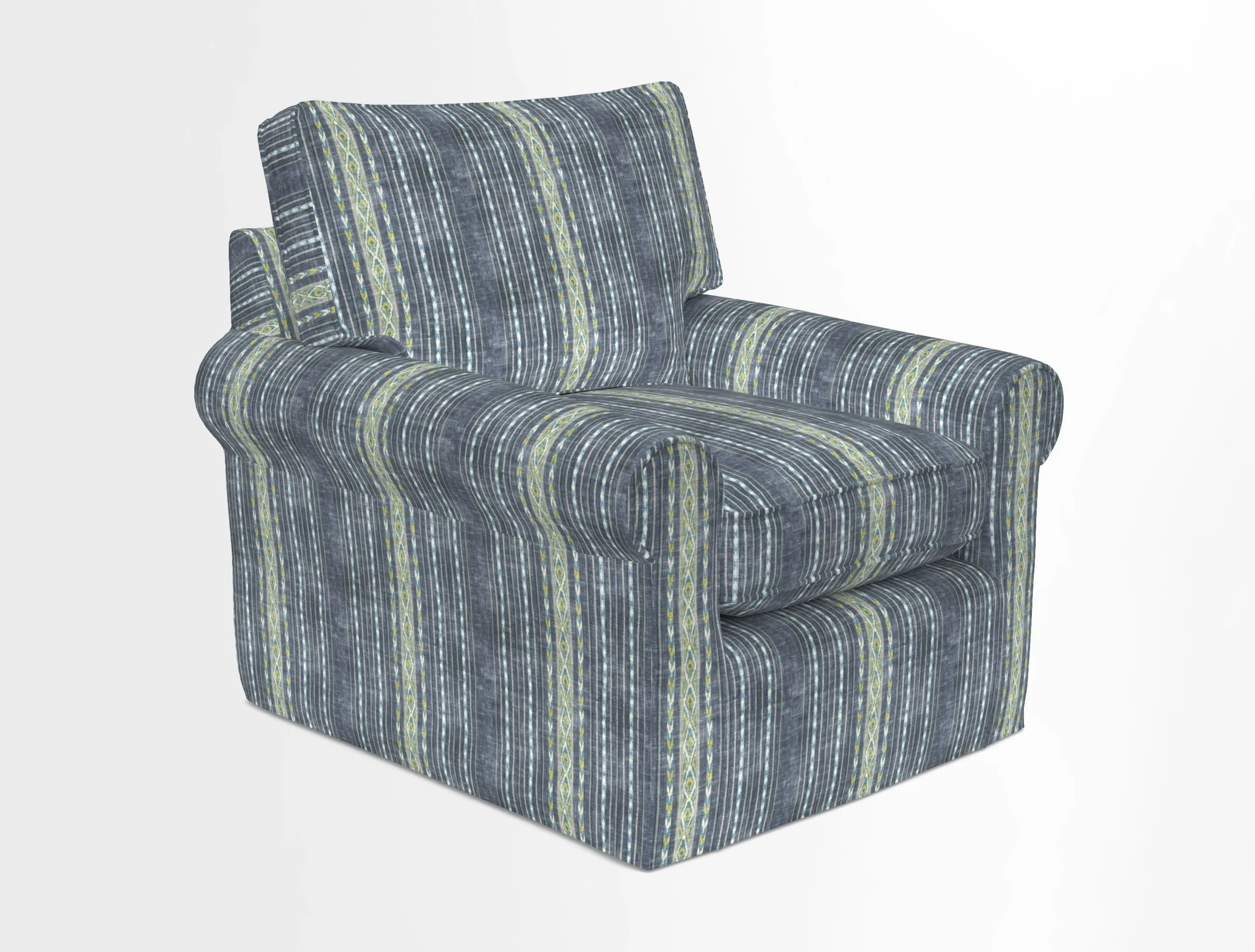 Bignor Chair in Two Tone Plain Biscuit. Loose cover option available