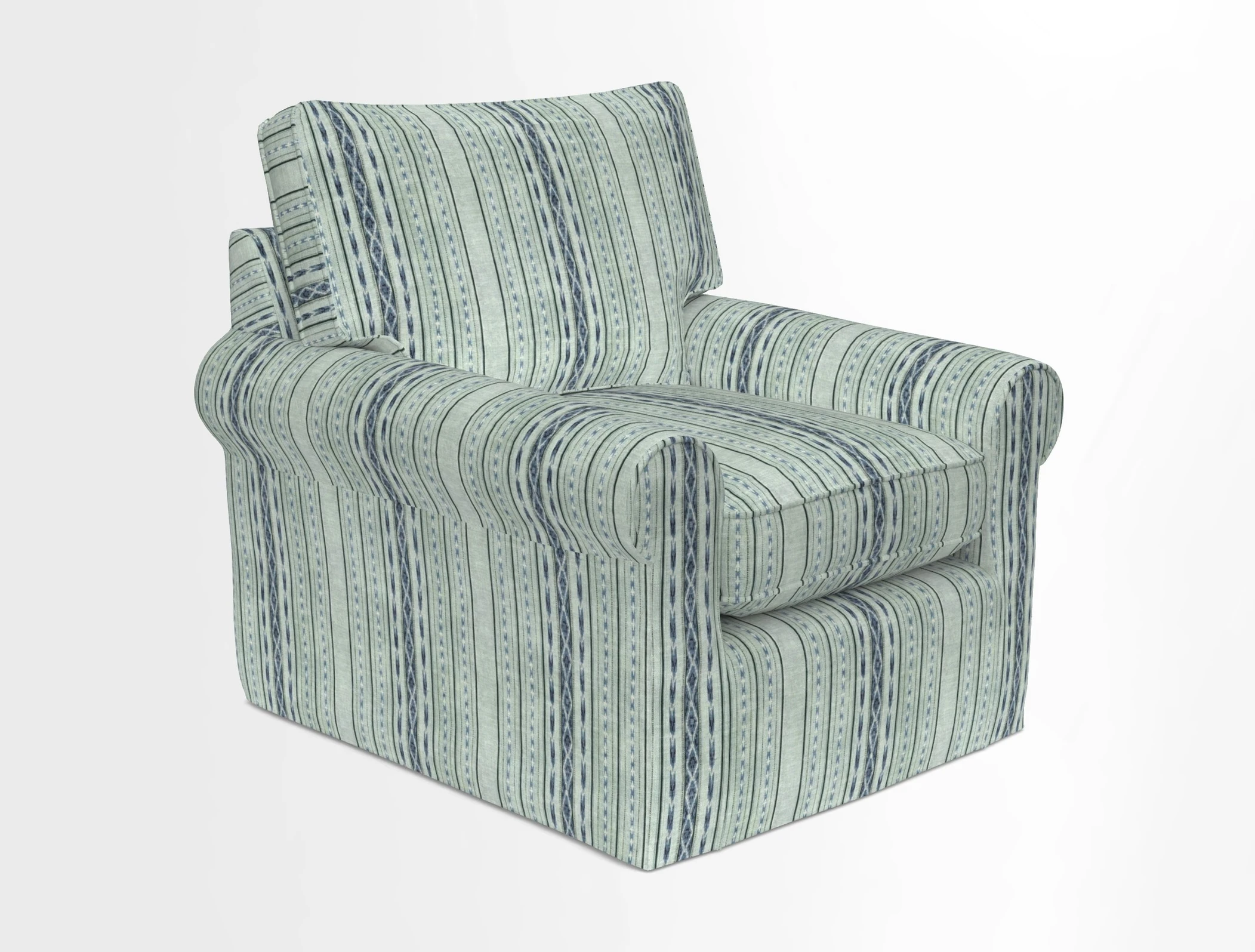 Bignor Chair in Two Tone Plain Biscuit. Loose cover option available