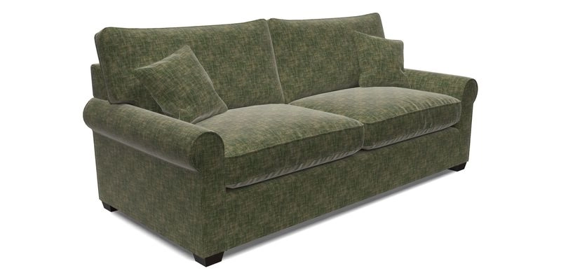 Bignor 3 Seater Sofa in V&A Drawn From Nature Oak Tree Gold. Loose cover option available