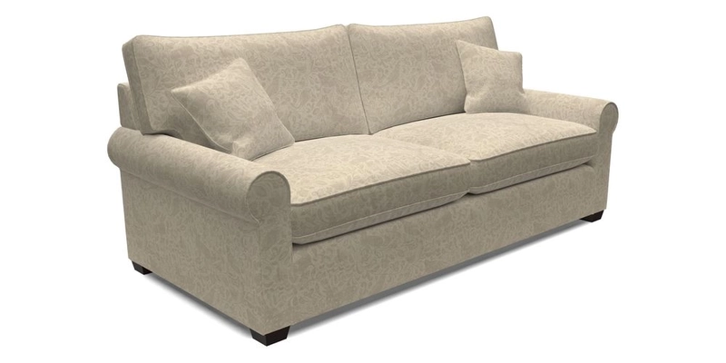 Bignor 3 Seater Sofa in V&A Drawn From Nature Oak Tree Gold. Loose cover option available