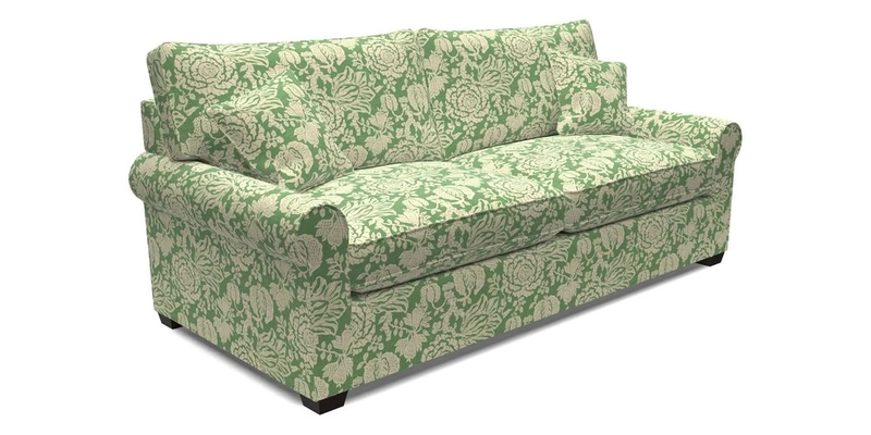 Bignor 3 Seater Sofa in V&A Drawn From Nature Oak Tree Gold