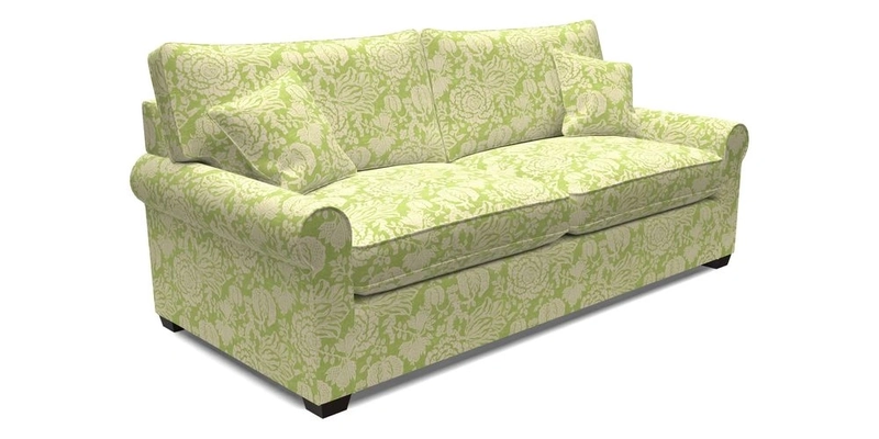 Bignor 3 Seater Sofa in V&A Drawn From Nature Oak Tree Gold. Loose cover option available