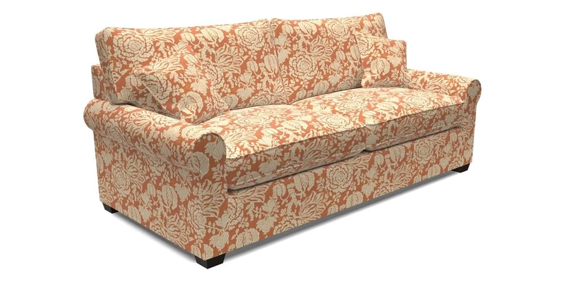 Bignor 3 Seater Sofa in V&A Drawn From Nature Oak Tree Gold